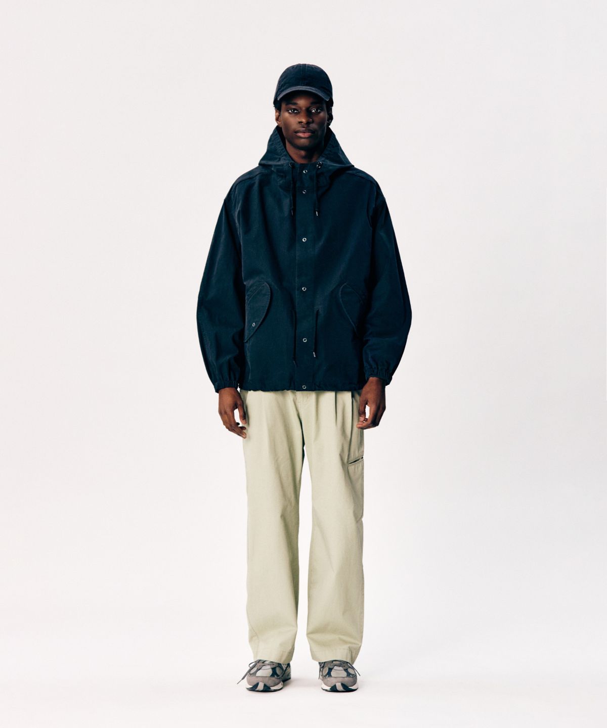 에스피오나지(ESPIONAGE) M50 Short Hooded Mil Parka Black