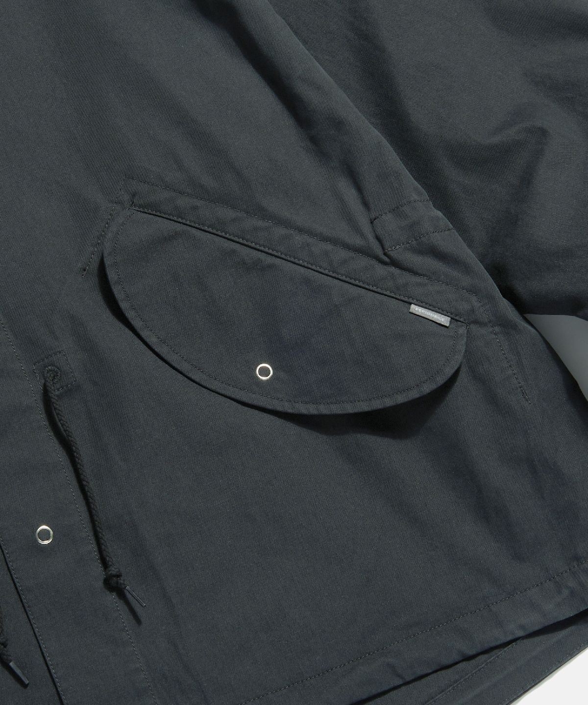 에스피오나지(ESPIONAGE) M50 Short Hooded Mil Parka Black