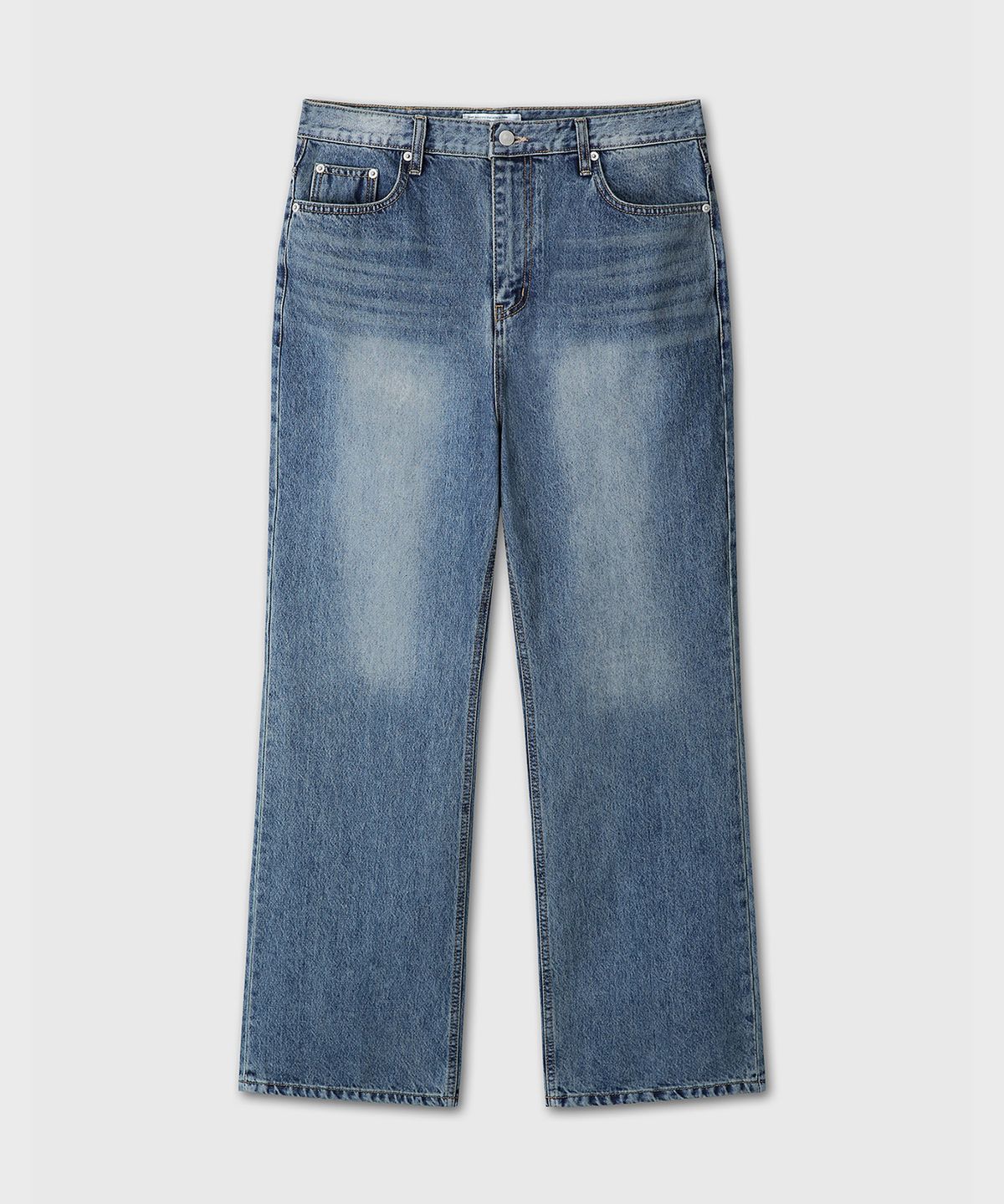 다이브인(DIVEIN) LOOSED STRAIGHT DENIM PANTS (WASHED BLUE)