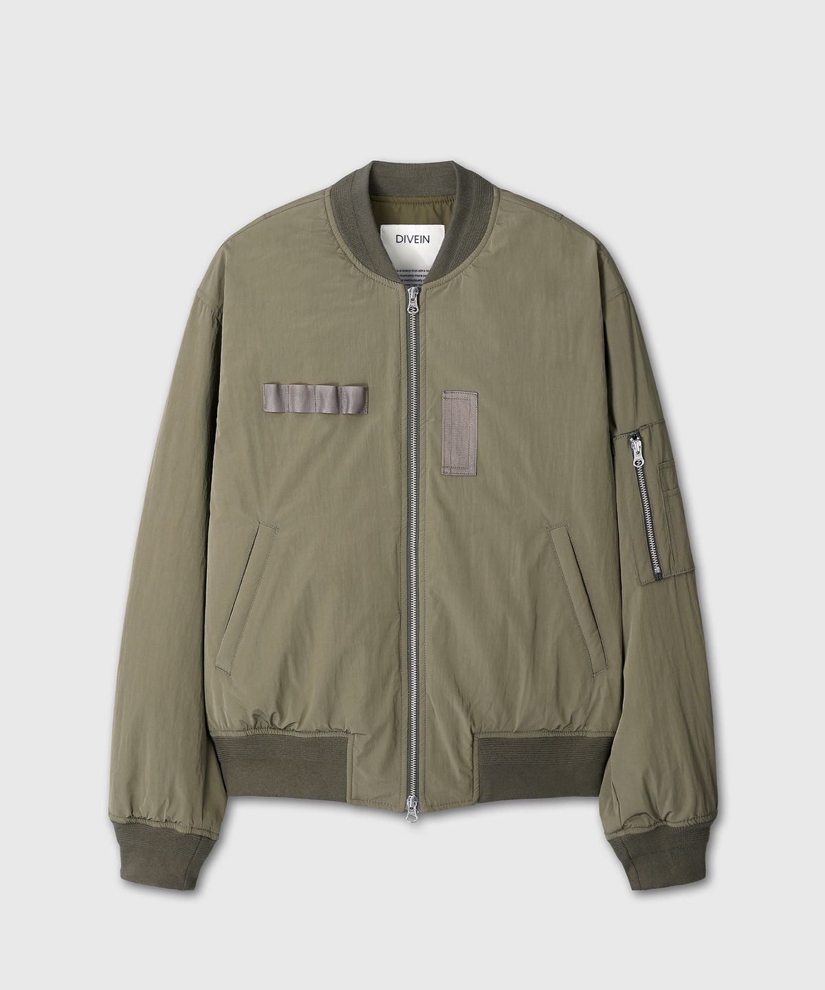 다이브인(DIVEIN) MILITARY MA-1 BOMBER (KHAKI)