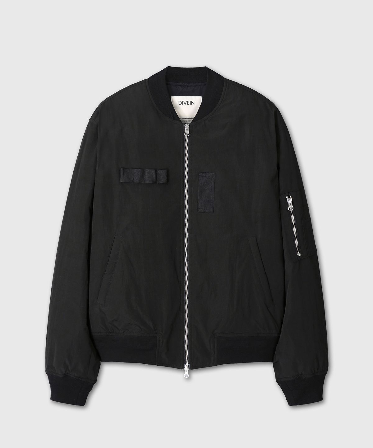 다이브인(DIVEIN) MILITARY MA-1 BOMBER (BLACK)