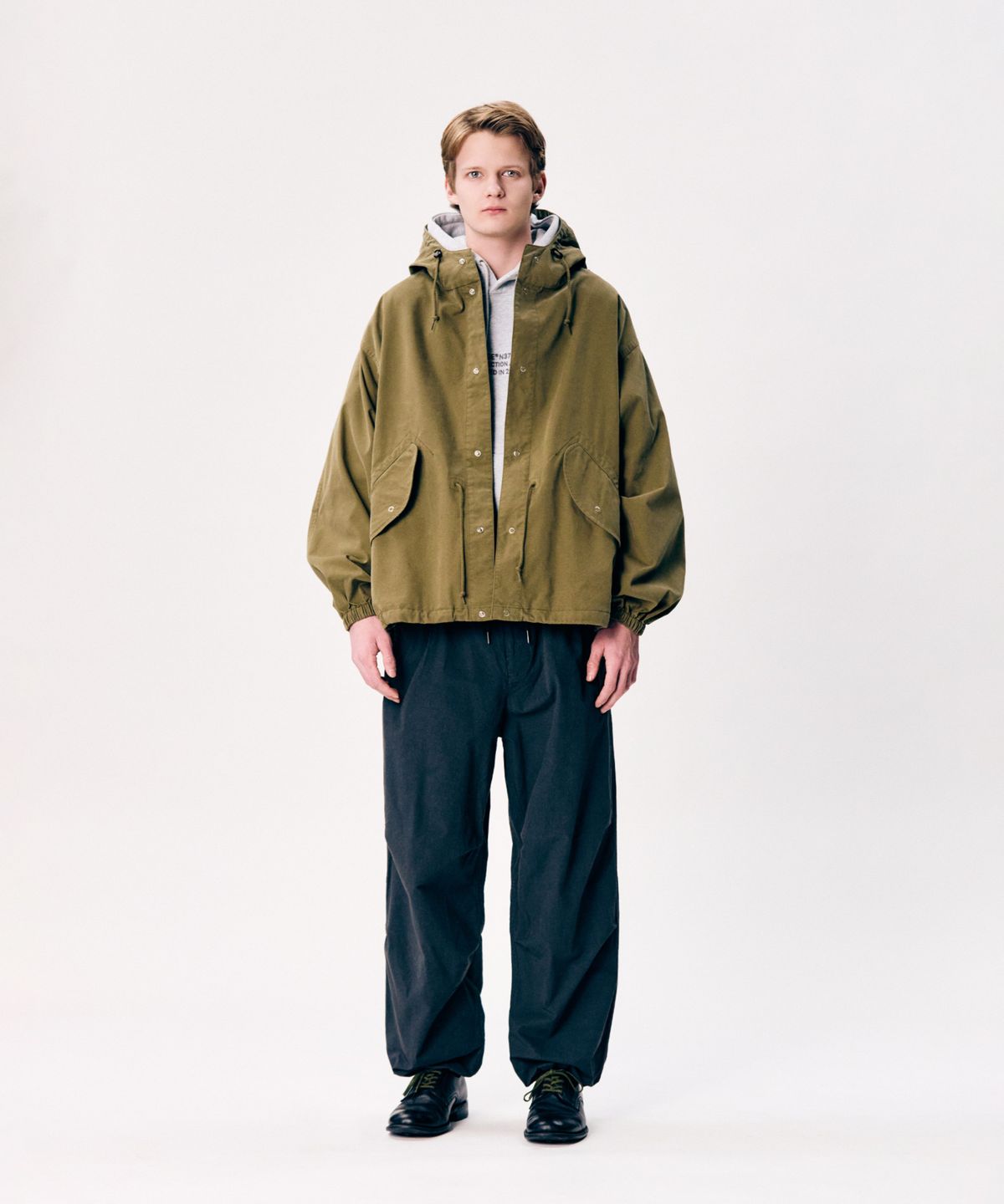 에스피오나지(ESPIONAGE) M50 Short Hooded Mil Parka Light Olive