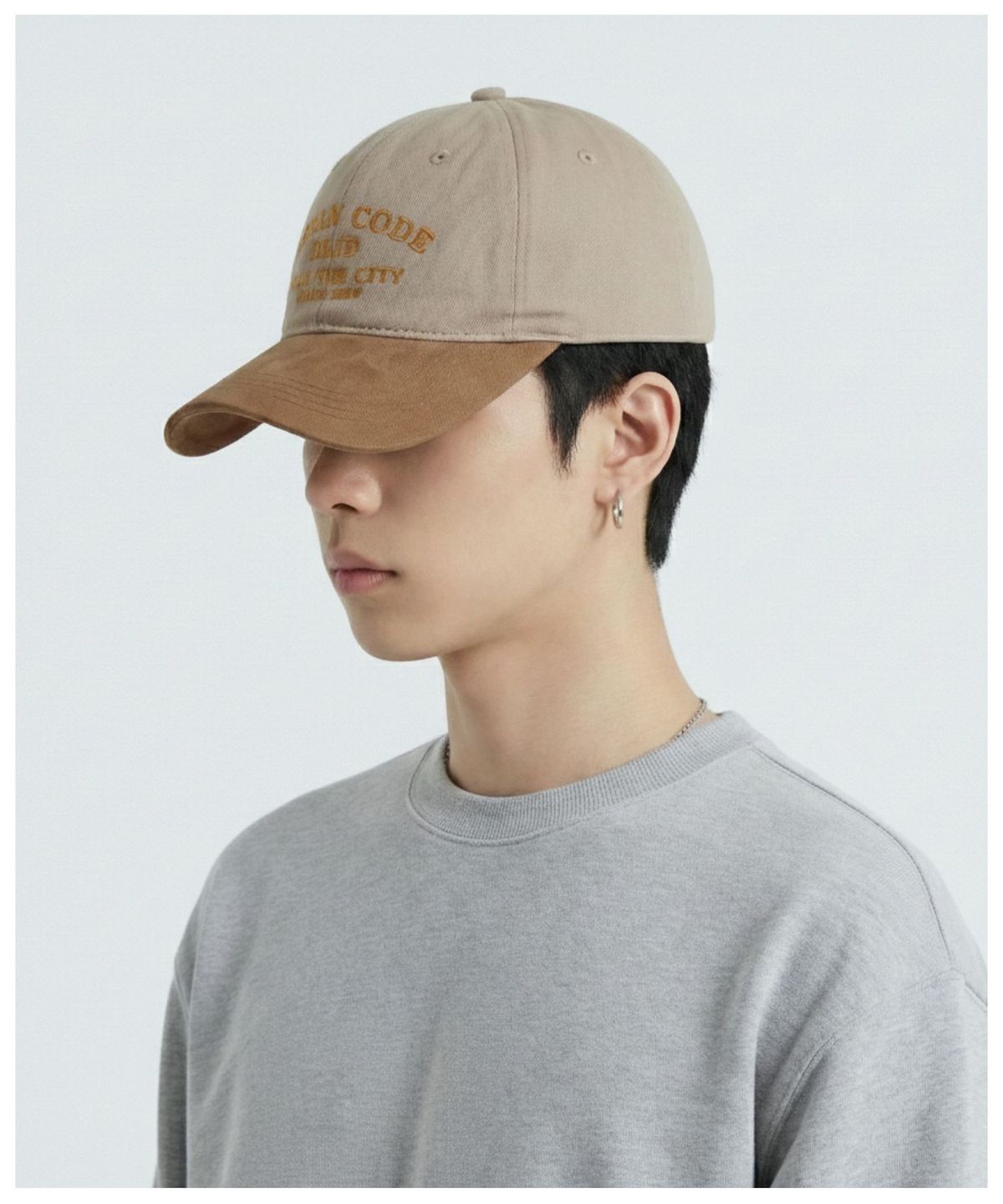 더블제이디(DOUBLE JD) 배색 자수 볼캡