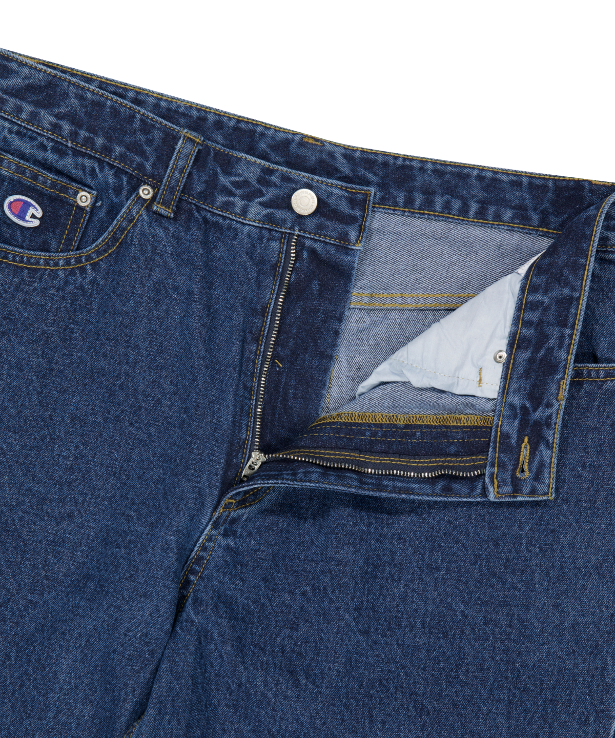 위캔더스(WKNDRS) CHAMPION DENIM PANTS (DENIM)