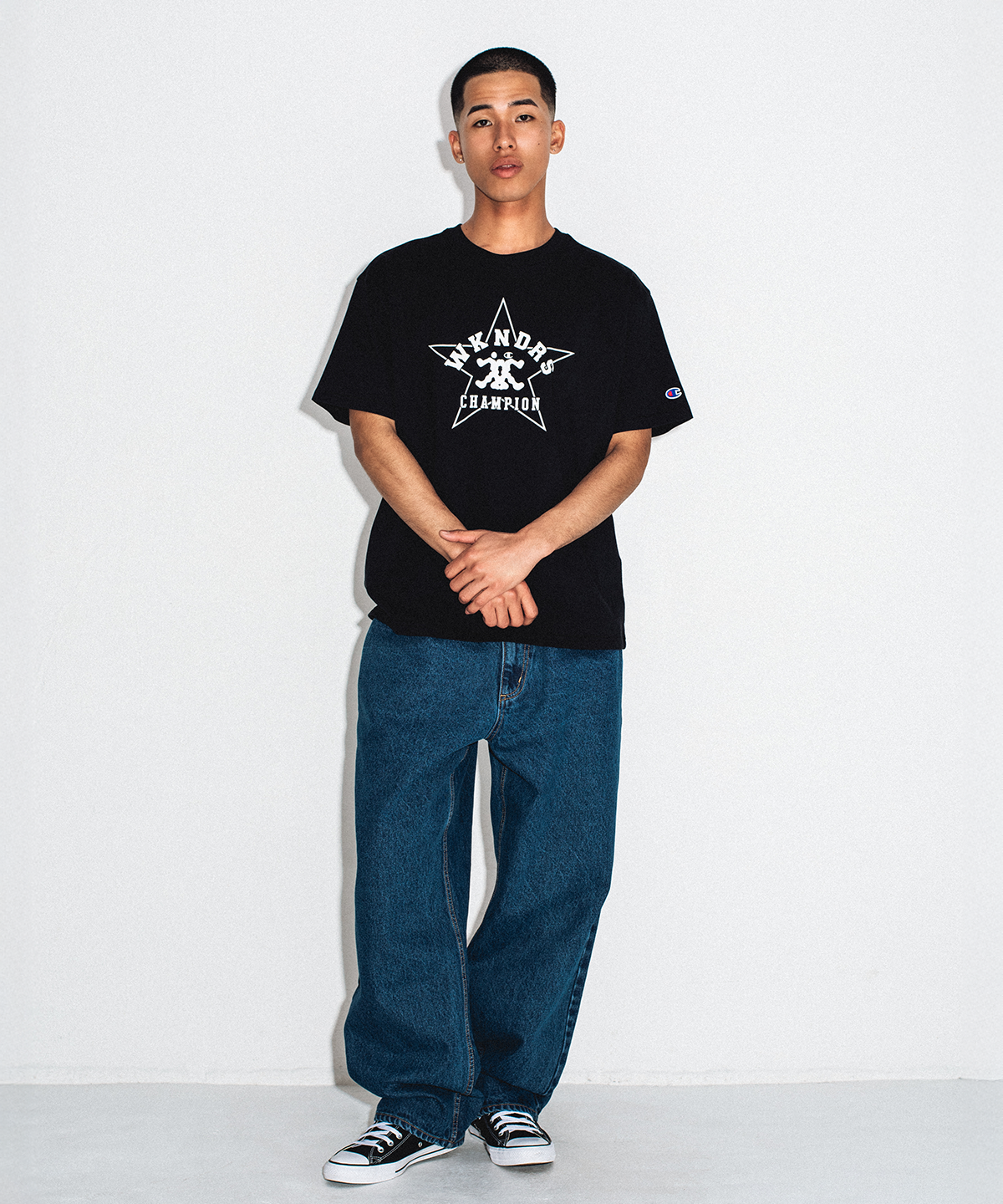 위캔더스(WKNDRS) CHAMPION DENIM PANTS (DENIM)