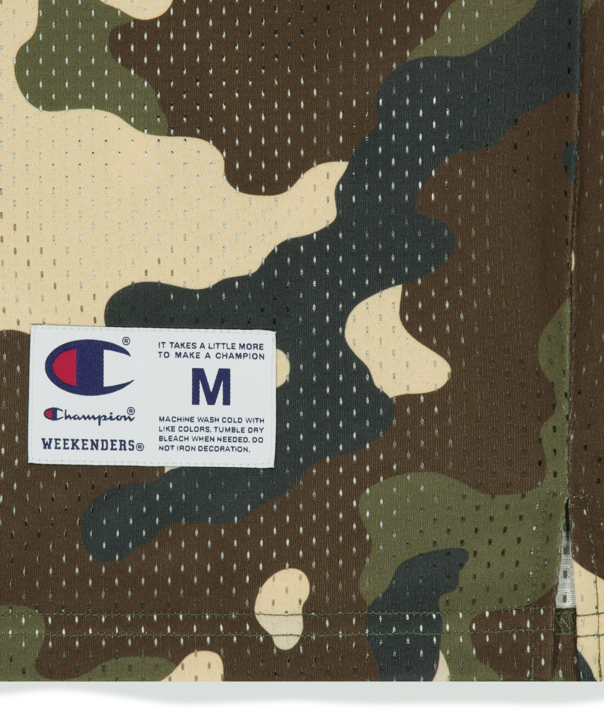 위캔더스(WKNDRS) CHAMPION MESH JERSEY (CAMO)