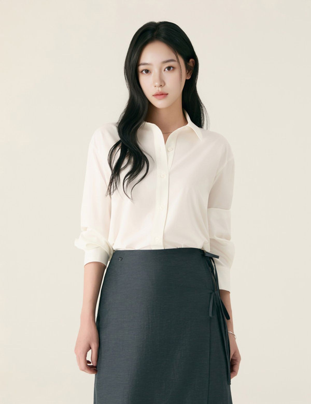 로엠(ROEM) 올데이셔츠 링클프리 셔츠_RMYWG23R11