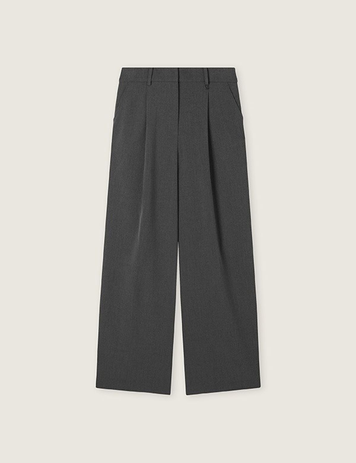 로엠(ROEM) 올데이 기본ver 원턱 와이드 밴딩슬랙스_RMTWG23R12