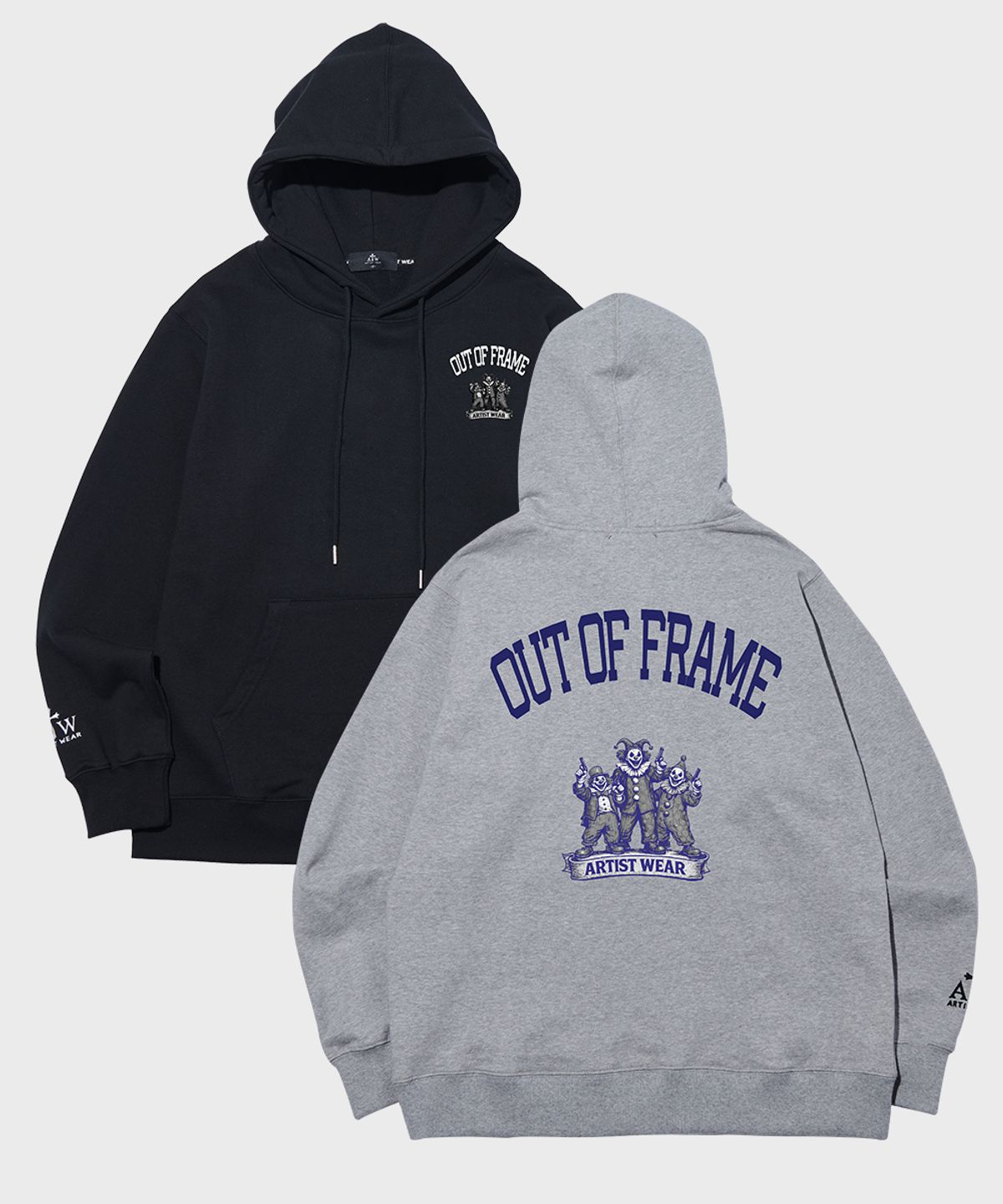아티스트웨어(ARTISTWEAR) [ATW] 아웃오브프레임 후드티 - 2COLOR