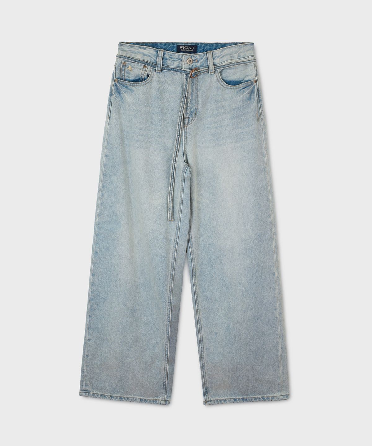 후아유(WHO.A.U) Vintage Washing Wide Denim(F) / WHTJG2313F