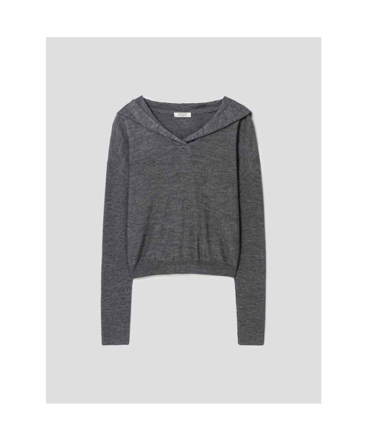 앙개(ANGGAE) Hoodie Pullover   Grey