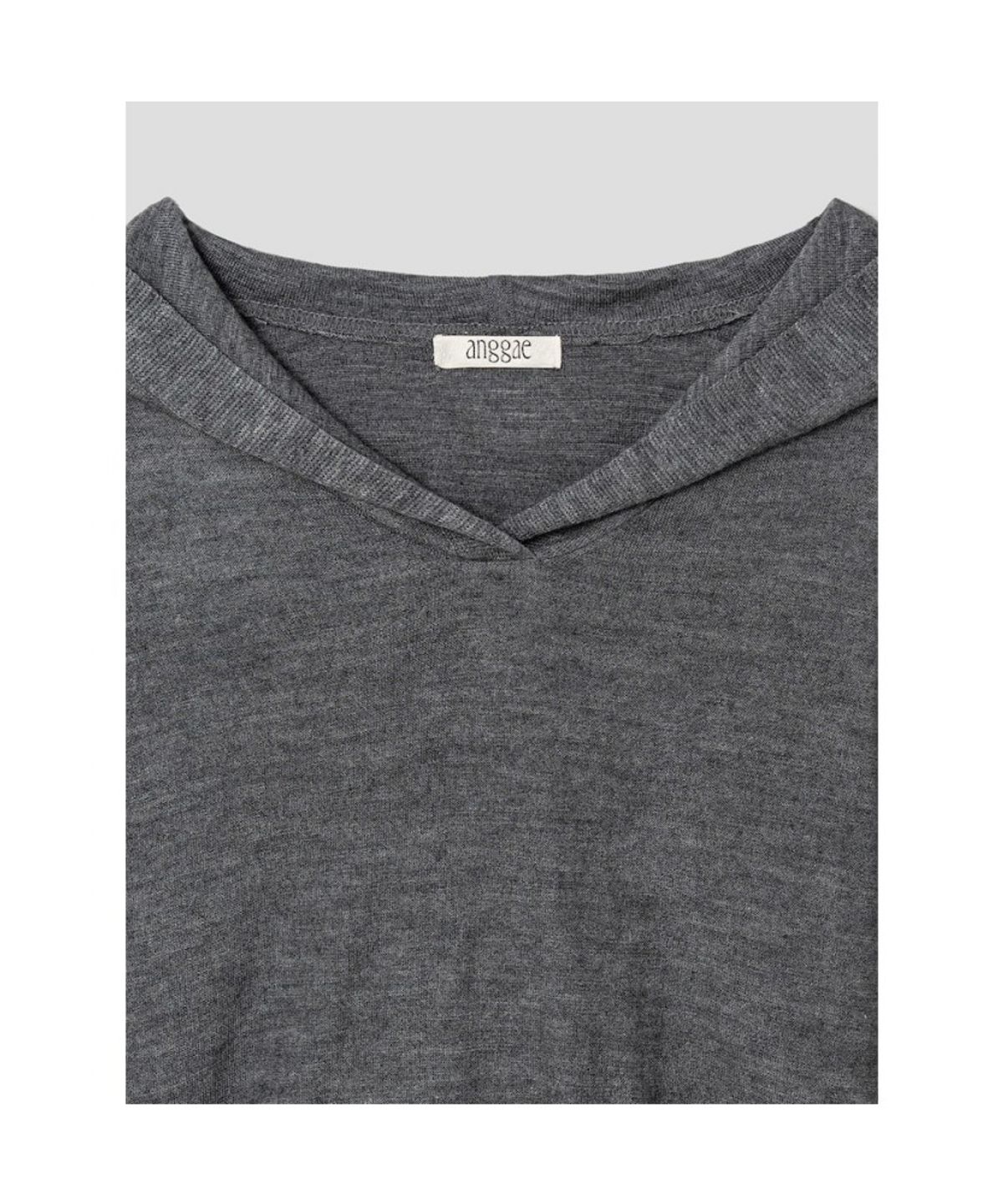앙개(ANGGAE) Hoodie Pullover   Grey