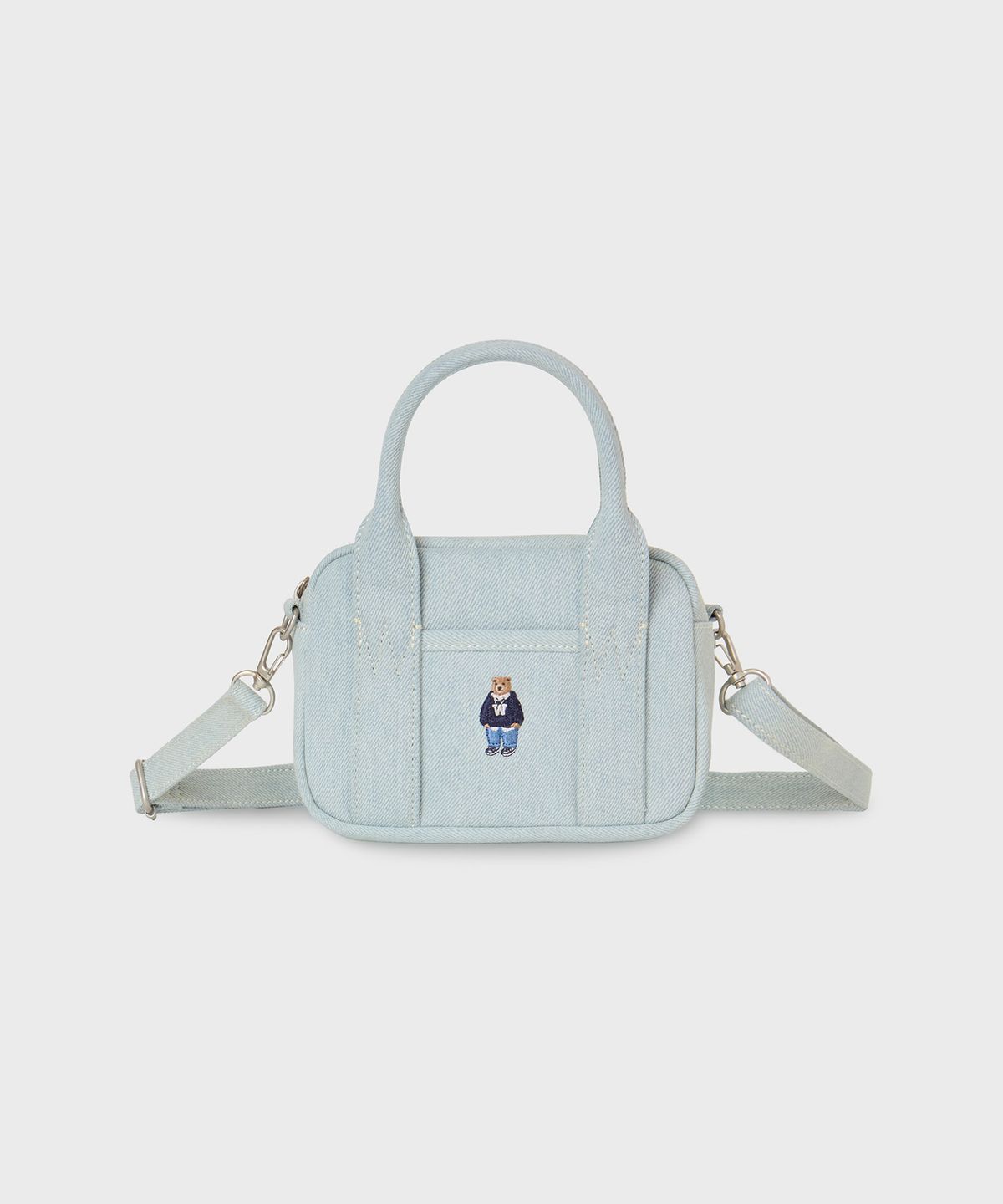후아유(WHO.A.U) Steve Denim Pocket Cross Bag / WHBGG2324A