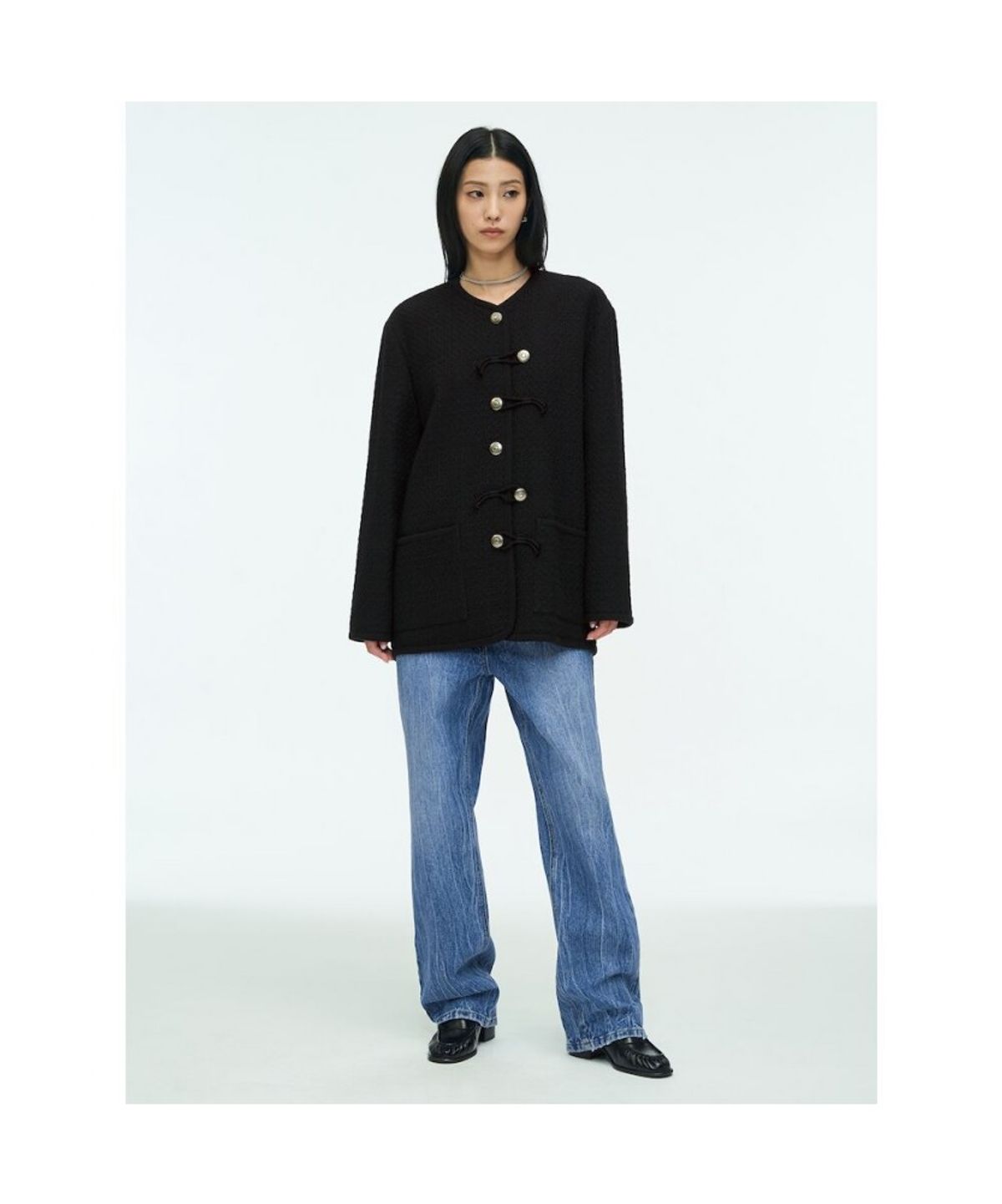 앙개(ANGGAE) Gardener Jacket  Black