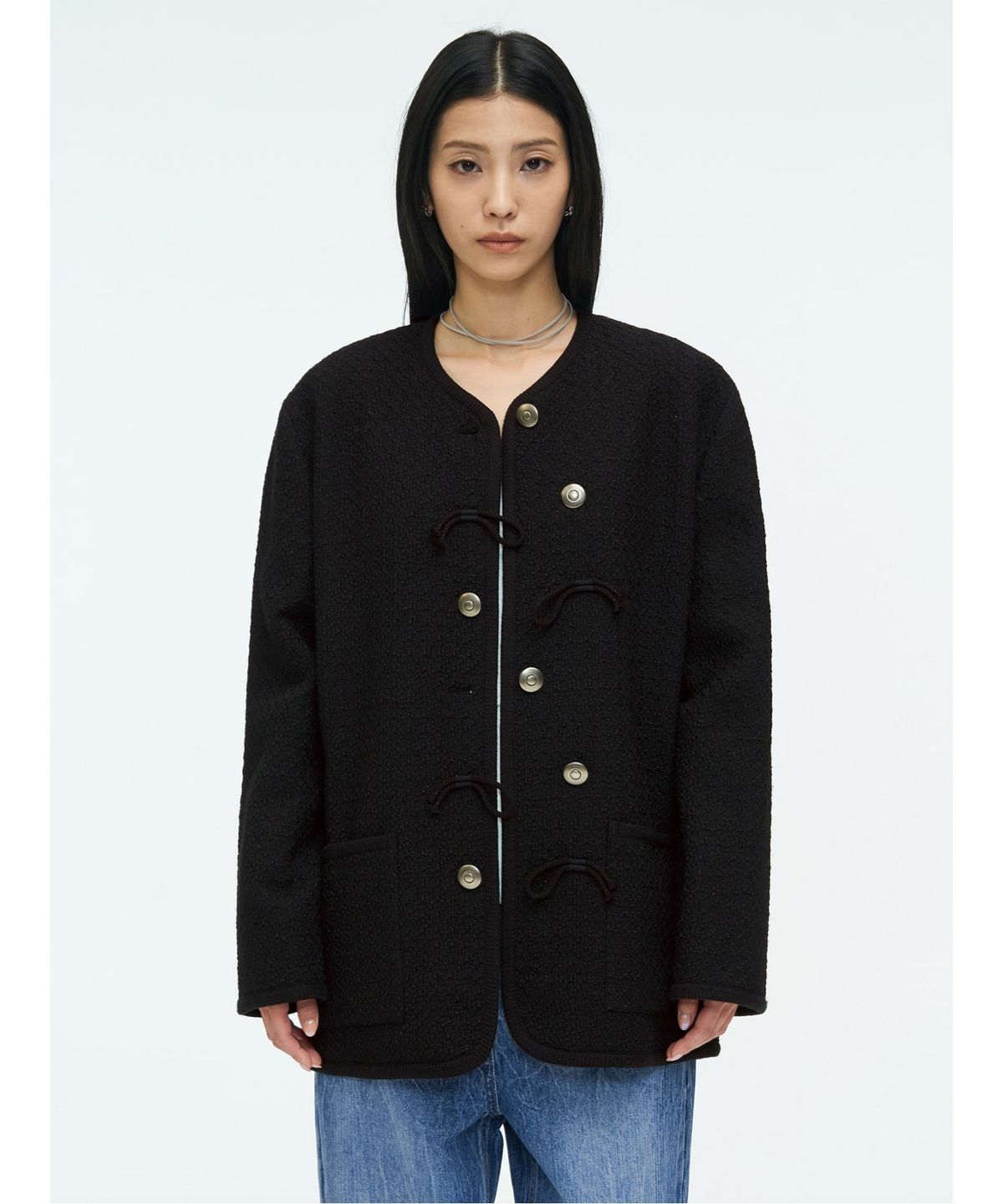 앙개(ANGGAE) Gardener Jacket  Black