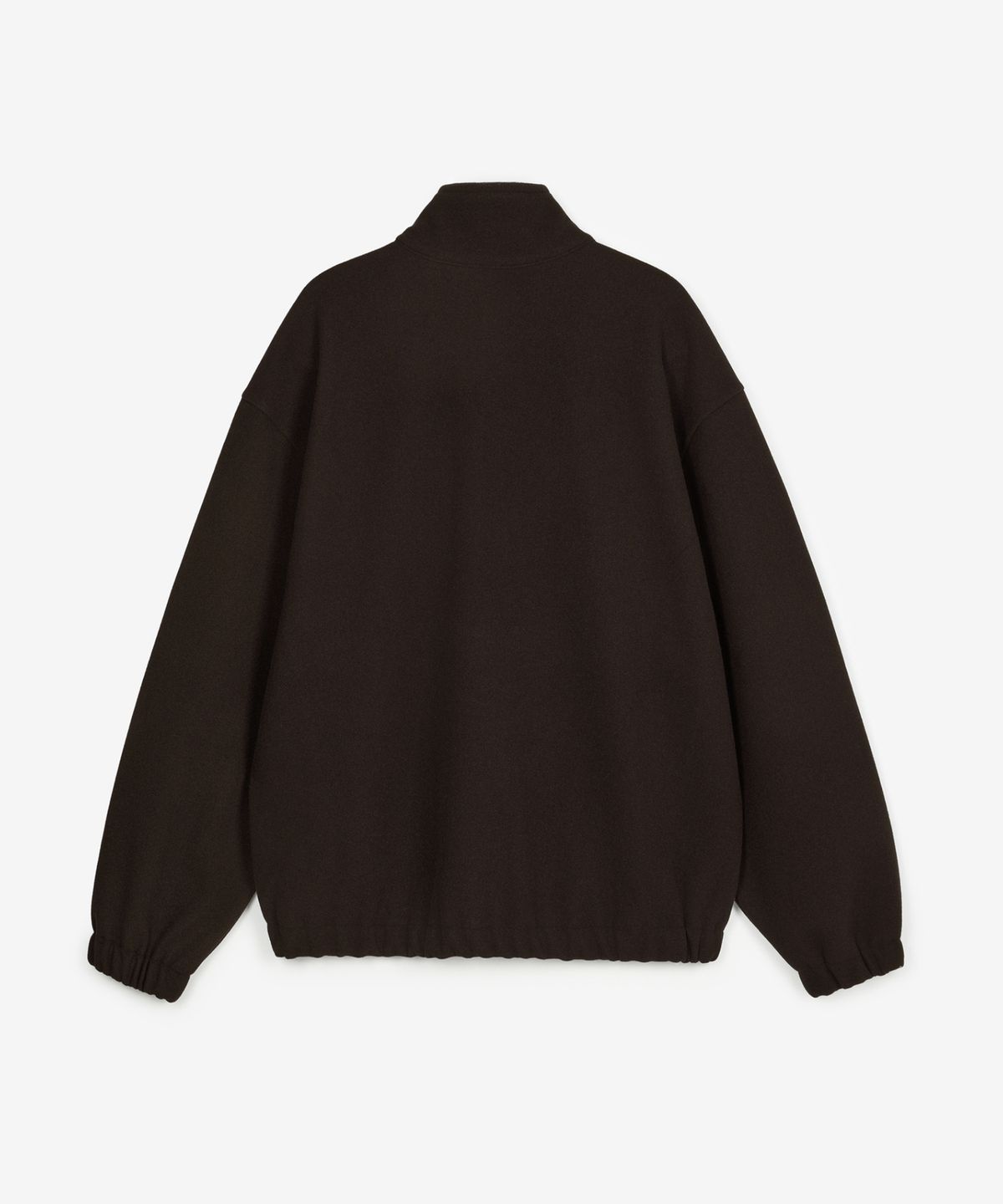 티엔지티 우먼(TNGT WOMAN) W Oversized Fleece Quarter Zip-up Sweatshirt (Brown) TNTS6E103W2