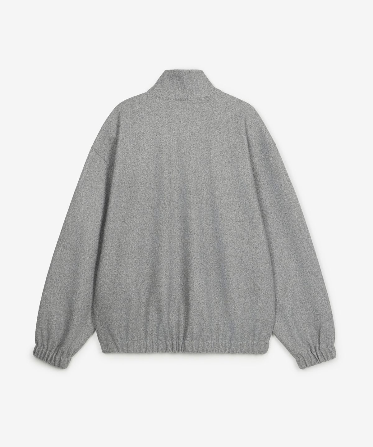 티엔지티 우먼(TNGT WOMAN) W Oversized Fleece Quarter Zip-up Sweatshirt (Grey) TNTS6E103G2