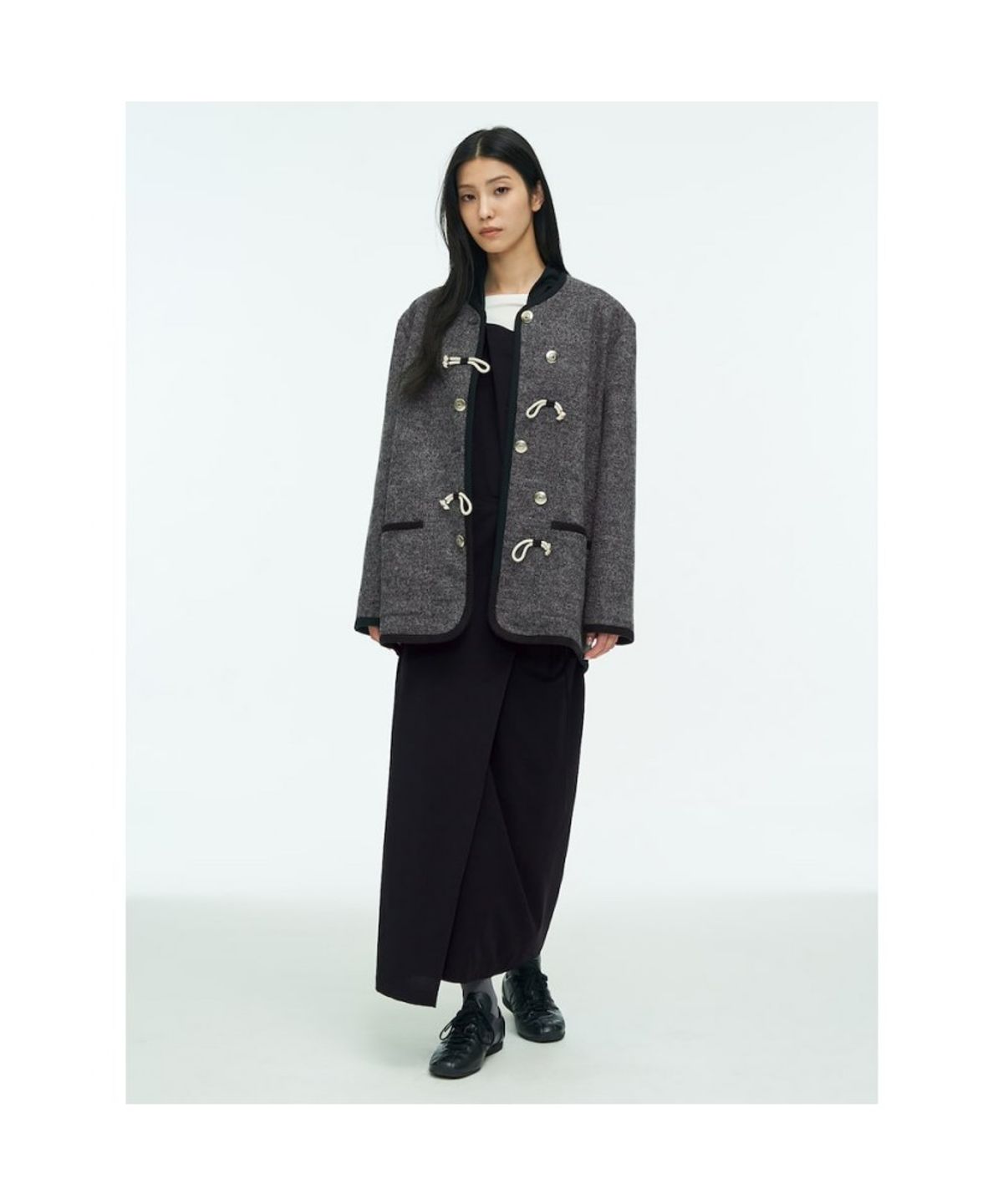 앙개(ANGGAE) Gardener Jacket  Grey