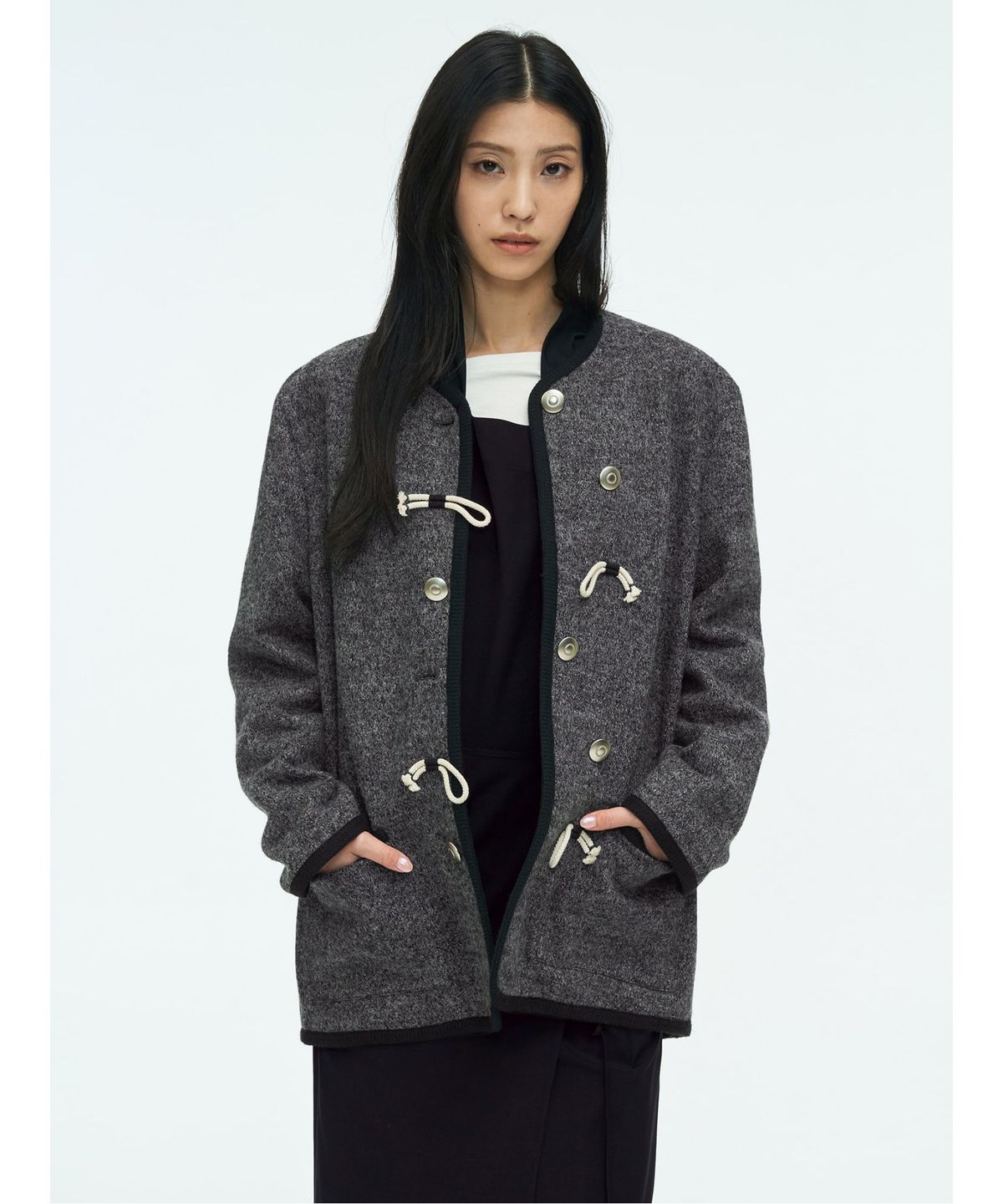 앙개(ANGGAE) Gardener Jacket  Grey