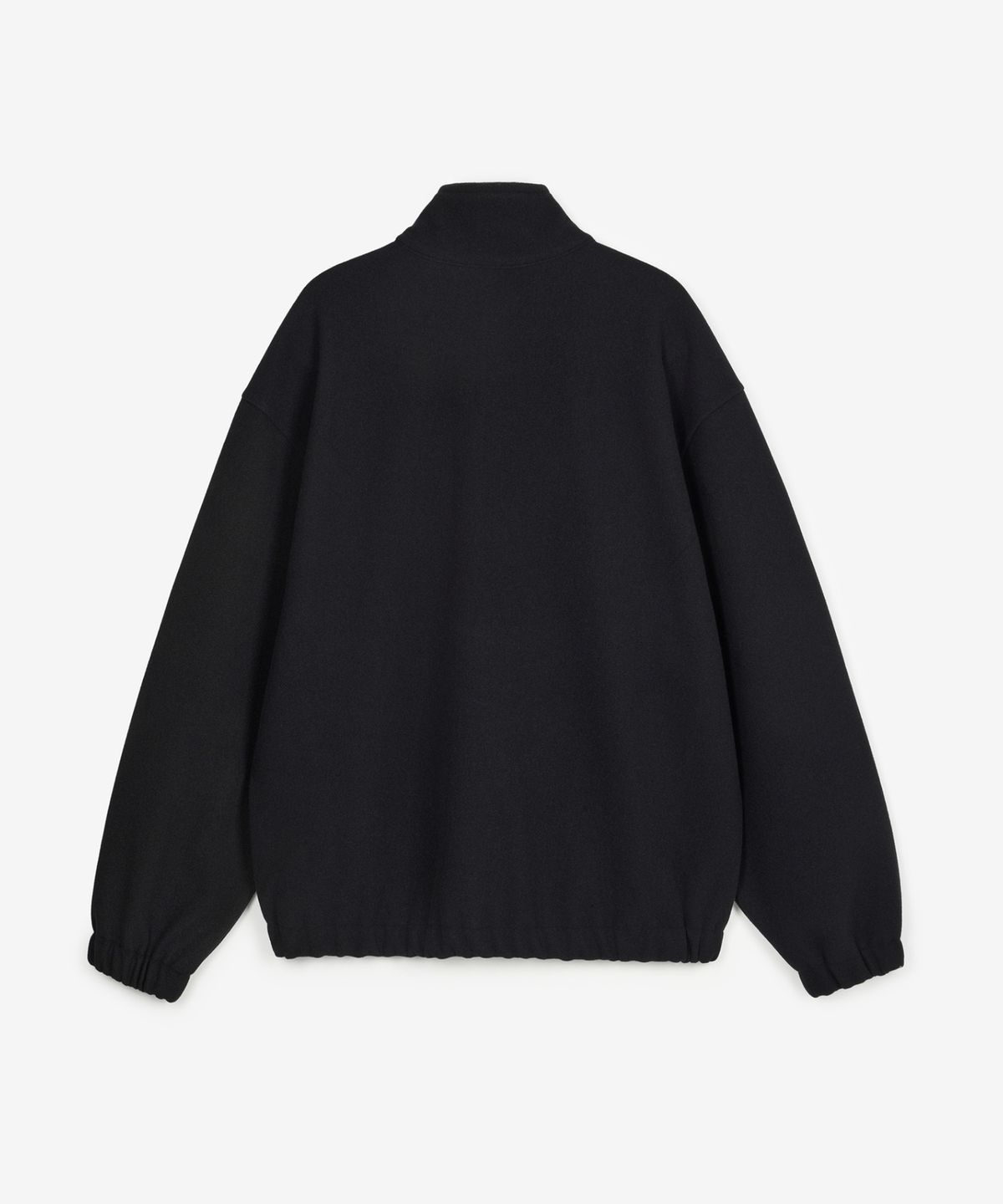 티엔지티 우먼(TNGT WOMAN) W Oversized Fleece Quarter Zip-up Sweatshirt (Black) TNTS6E103BK