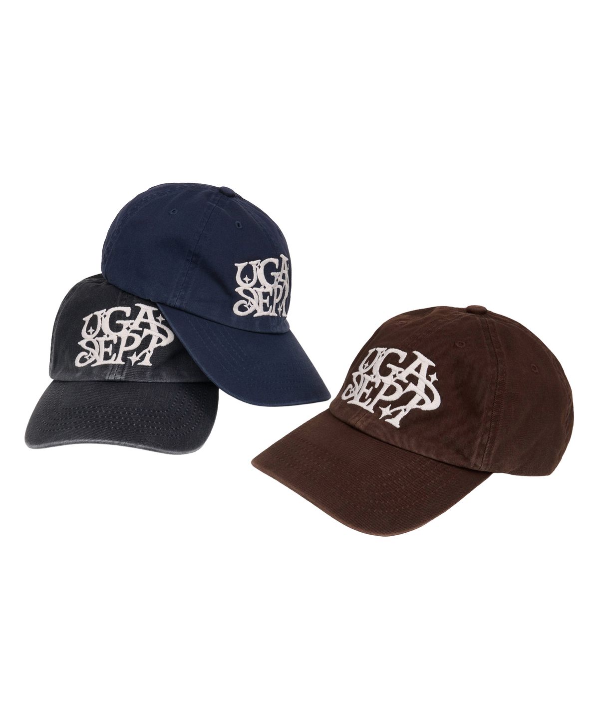 유니버스 가먼트(UNIVERSE GARMENT) UGA 아카이브 워싱 볼캡_BROWN