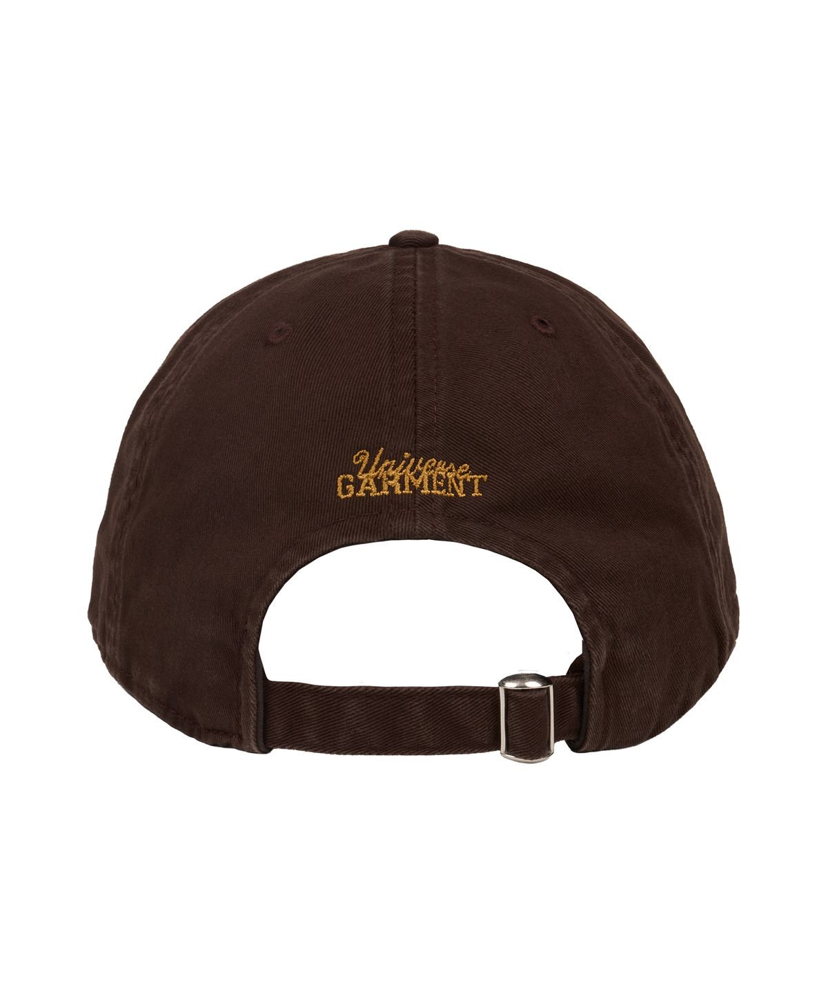 유니버스 가먼트(UNIVERSE GARMENT) 유니버스 싸인 워싱 캡_BROWN