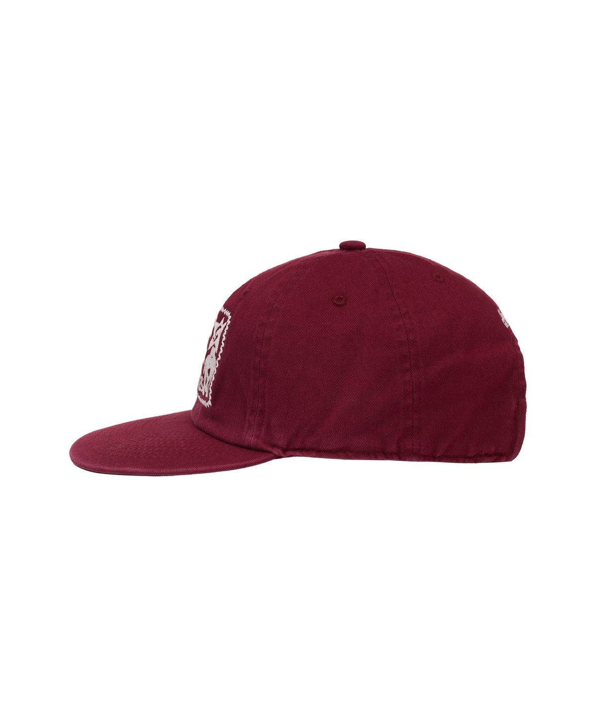 유니버스 가먼트(UNIVERSE GARMENT) 유니버스 러버 패치 워싱 캡_BURGUNDY