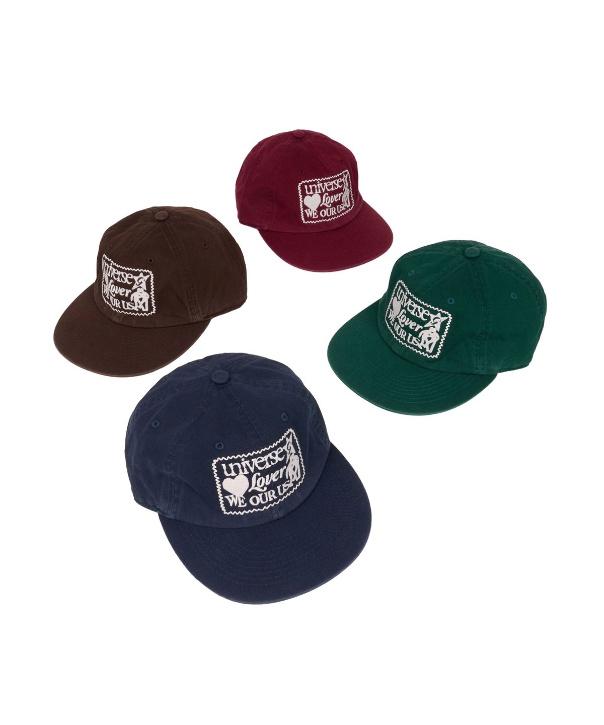 유니버스 가먼트(UNIVERSE GARMENT) 유니버스 러버 패치 워싱 캡_BROWN