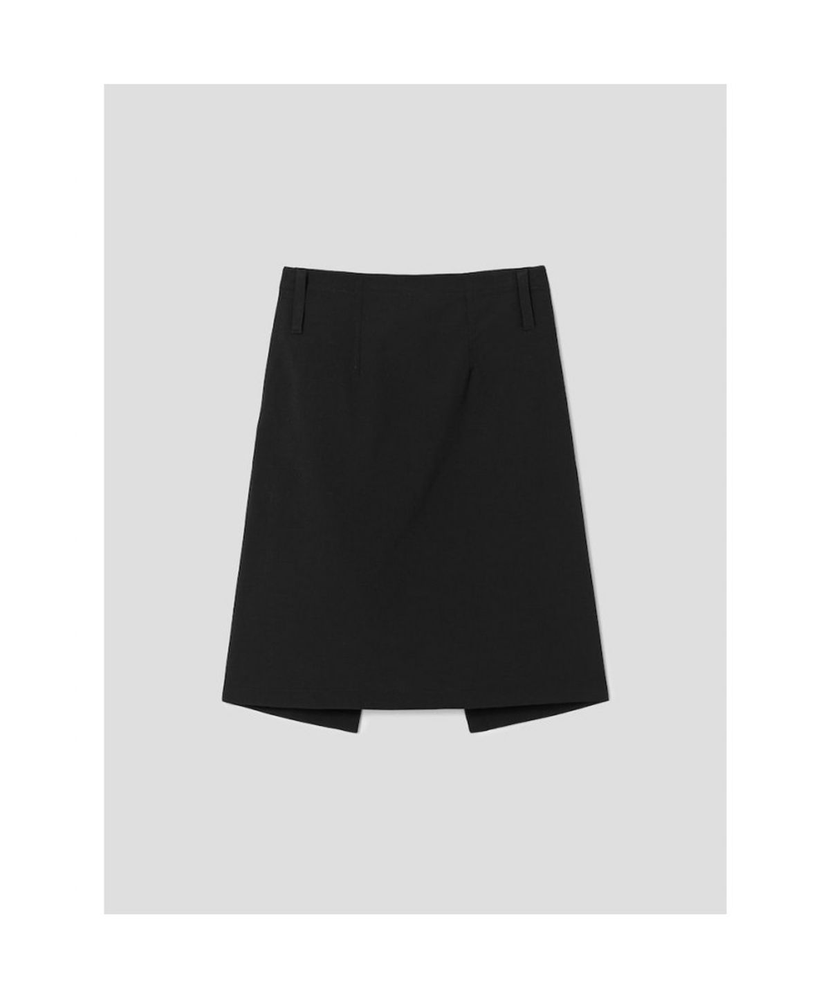 앙개(ANGGAE) Square Skirt  Black