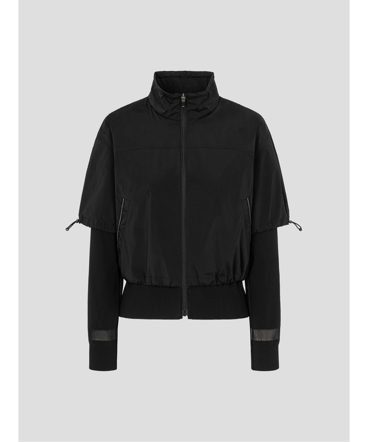 빈폴골프(BEANPOLE GOLF) [B_under] 여성 니트 레이어링 스윙 점퍼  블랙
