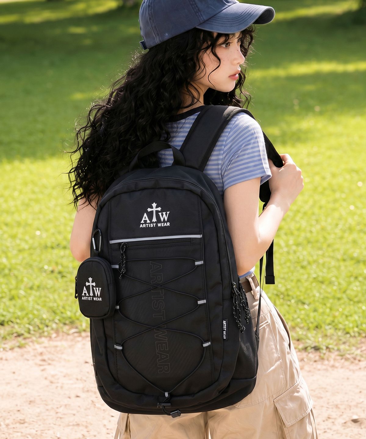 아티스트웨어(ARTISTWEAR) [ATW] 35L 유틸리티 로고 백팩