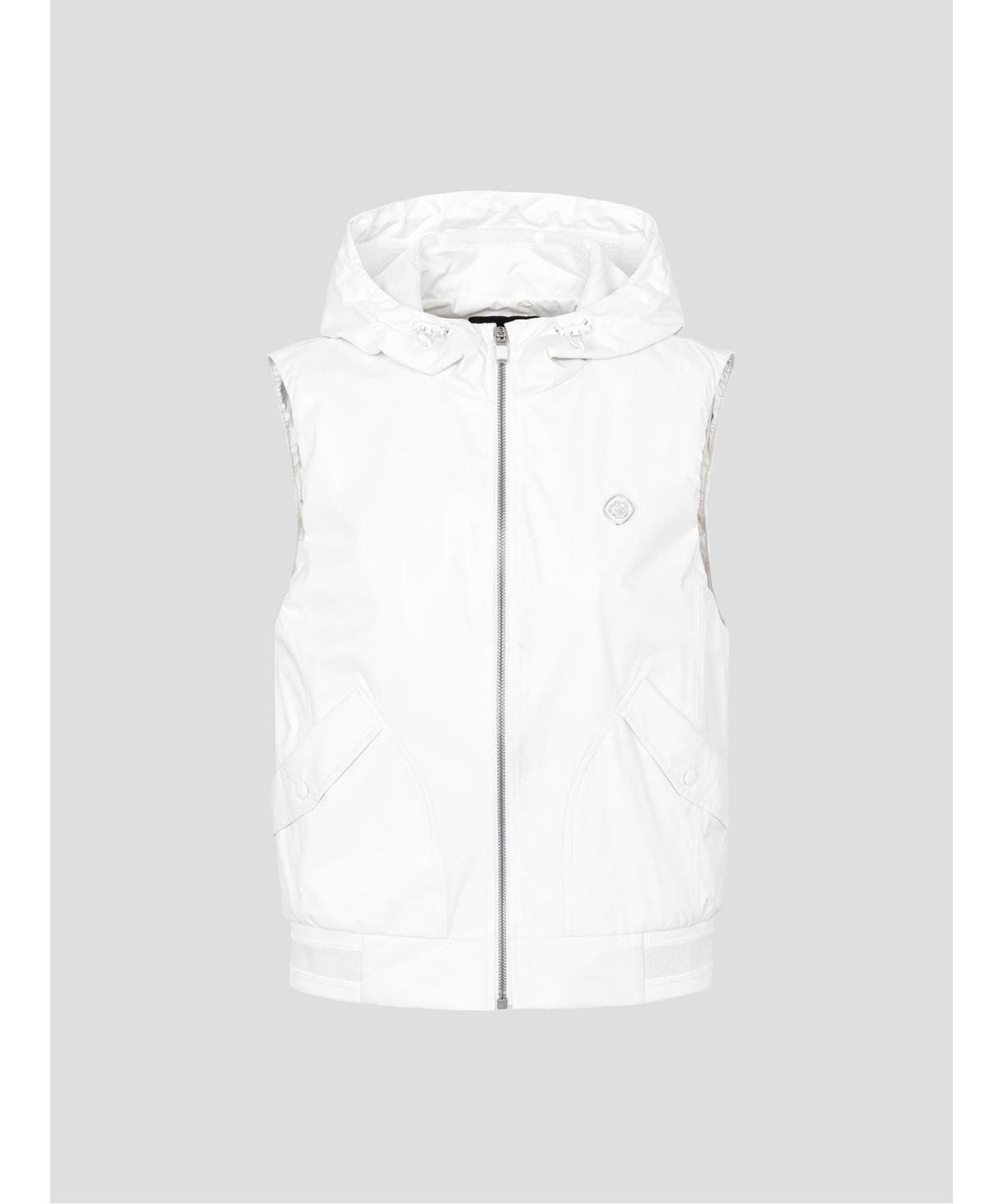 빈폴골프(BEANPOLE GOLF) [B_under] 여성 발수 후드 메쉬안감 베스트  화이트