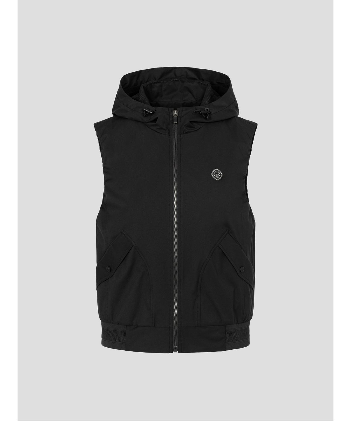 빈폴골프(BEANPOLE GOLF) [B_under] 여성 발수 후드 메쉬안감 베스트  블랙
