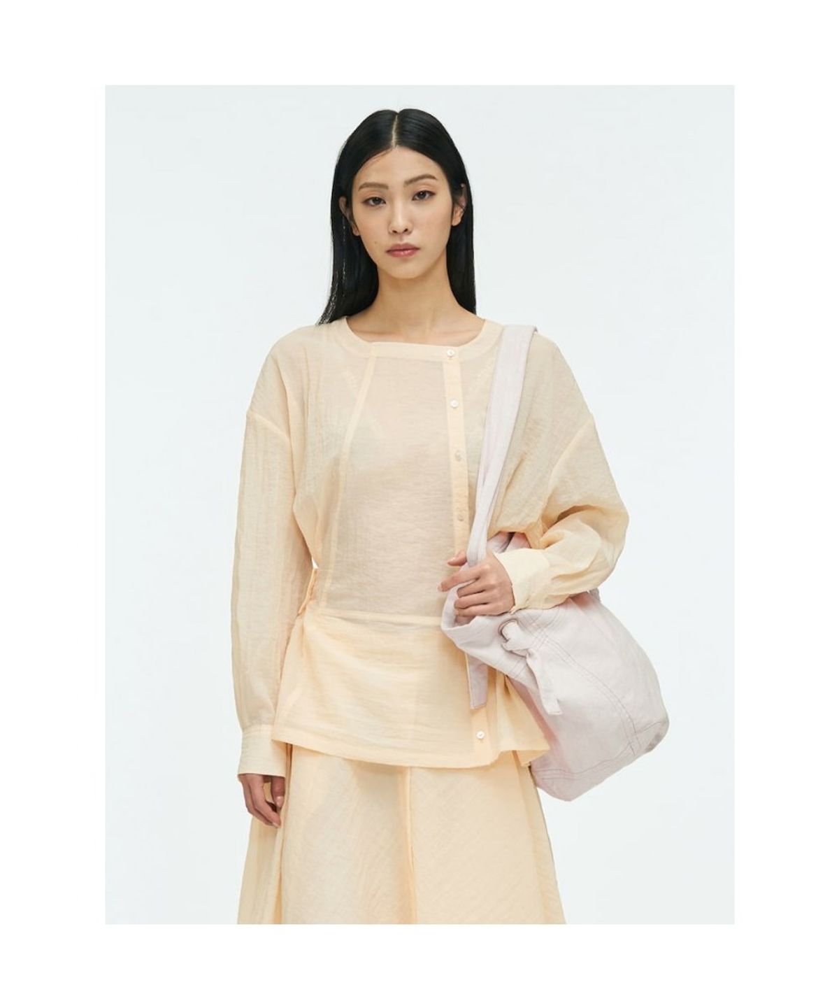 앙개(ANGGAE) Puzzle Bag  Ivory