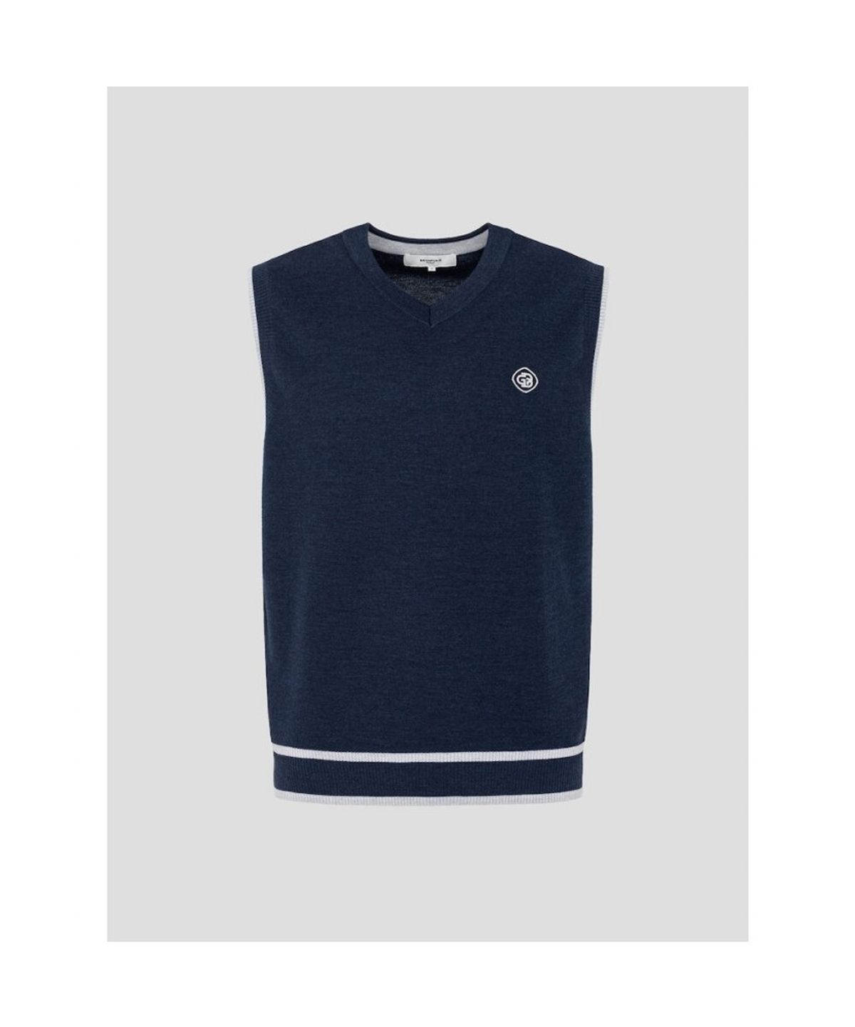 빈폴골프(BEANPOLE GOLF) 남성 V넥 베스트  네이비