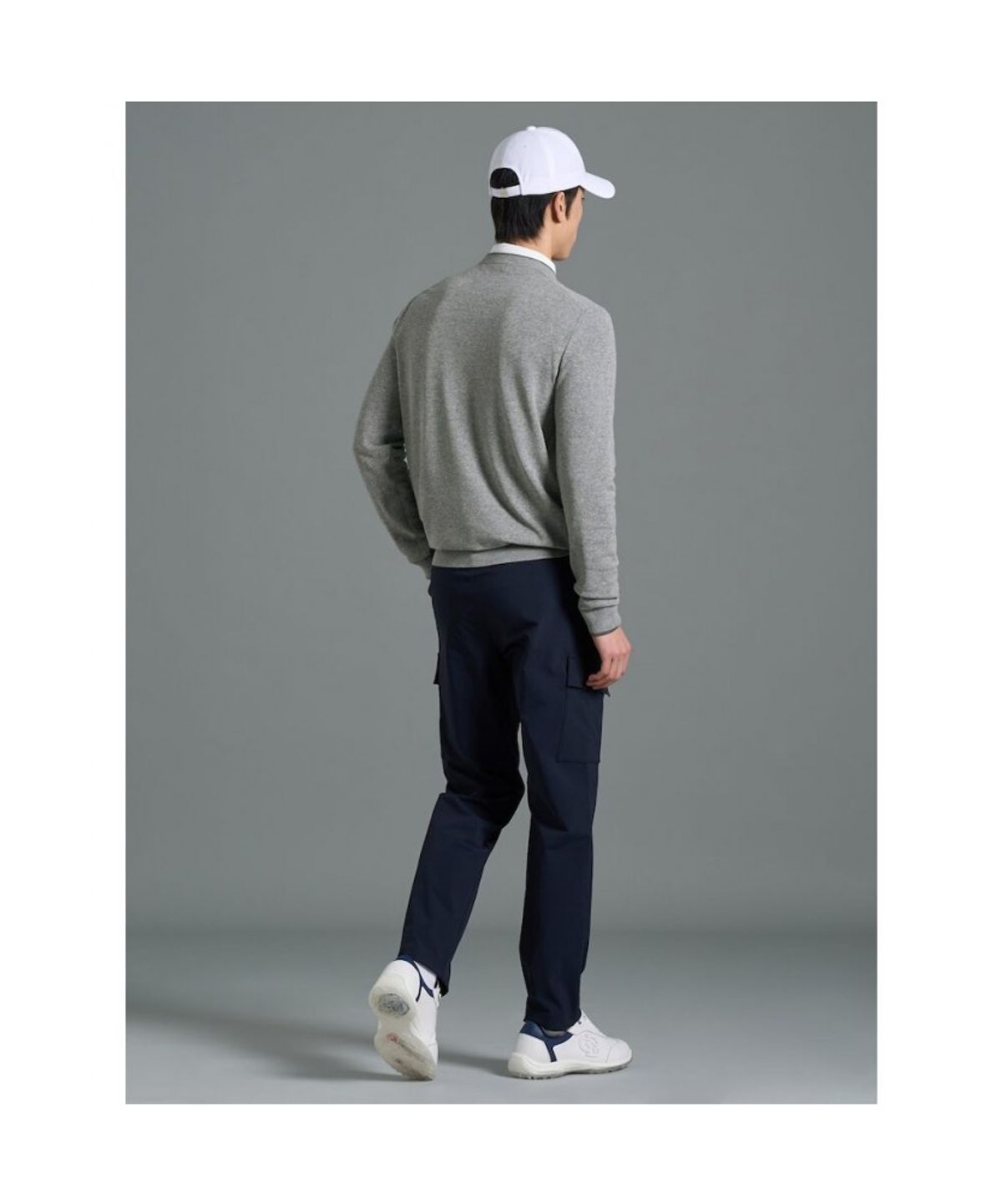 빈폴골프(BEANPOLE GOLF) 남성 라운드 풀오버  그레이