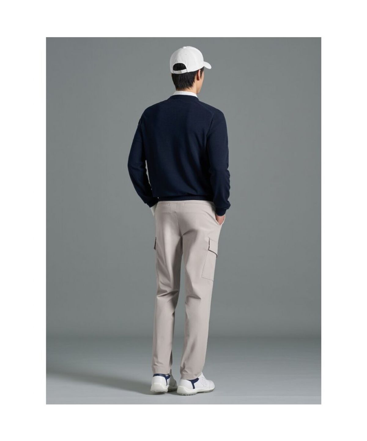 빈폴골프(BEANPOLE GOLF) 남성 라운드 풀오버  네이비