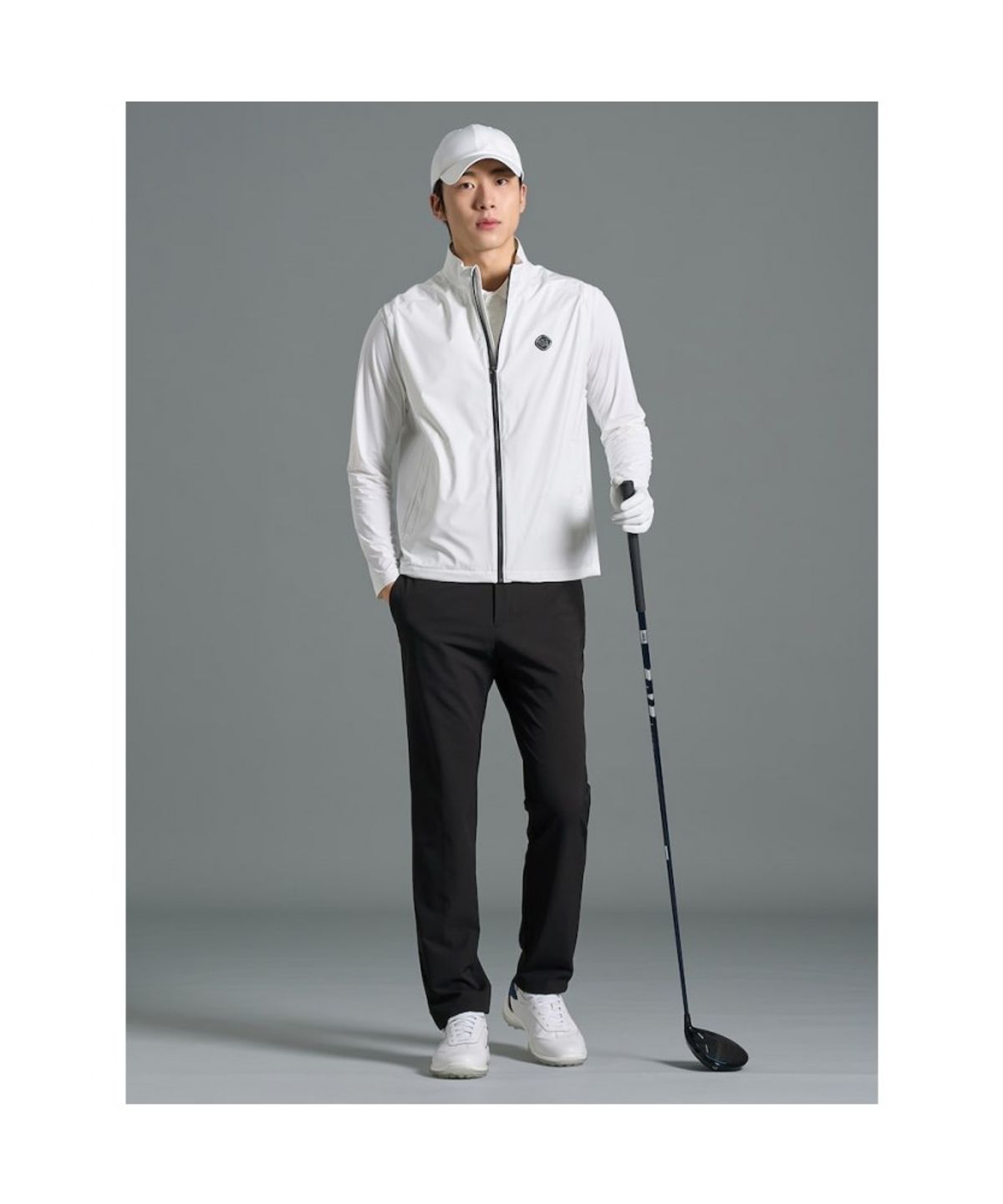 빈폴골프(BEANPOLE GOLF) [B_under] 남성 하이브리드 스윙 베스트  화이트