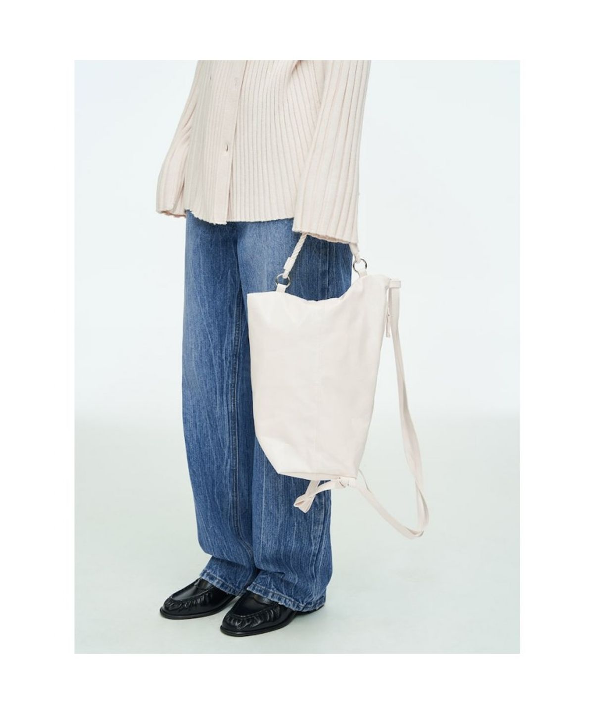 앙개(ANGGAE) Mini Boxer Bag  Ivory