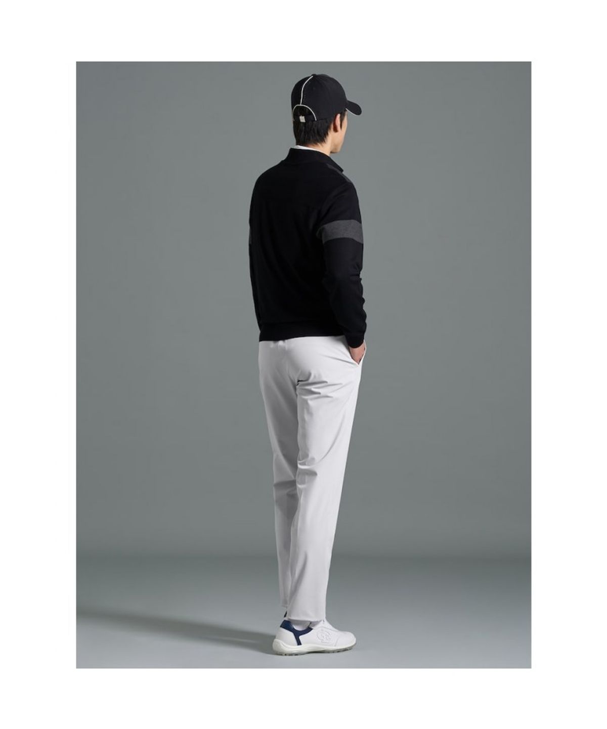 빈폴골프(BEANPOLE GOLF) [B_under] 남성 하이브리드 집업  블랙