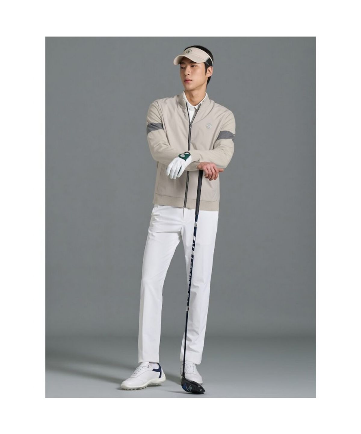 빈폴골프(BEANPOLE GOLF) [B_under] 남성 하이브리드 집업  베이지