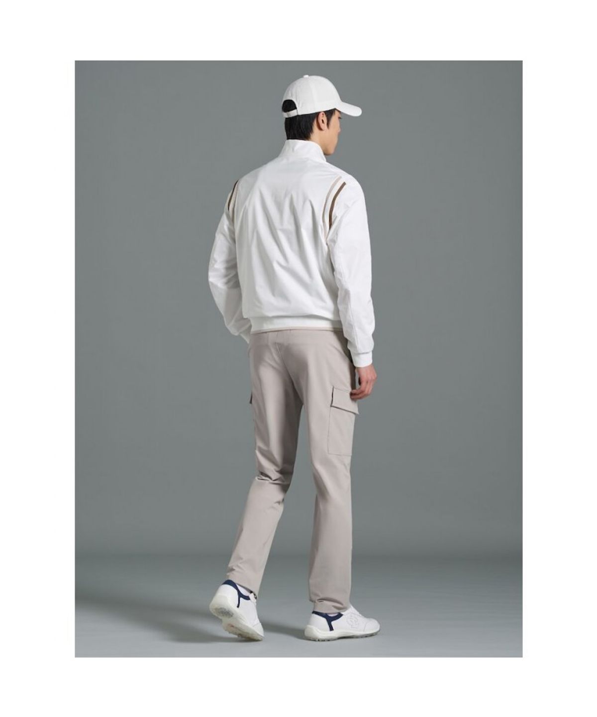 빈폴골프(BEANPOLE GOLF) 남성 봄 블루종 점퍼  화이트