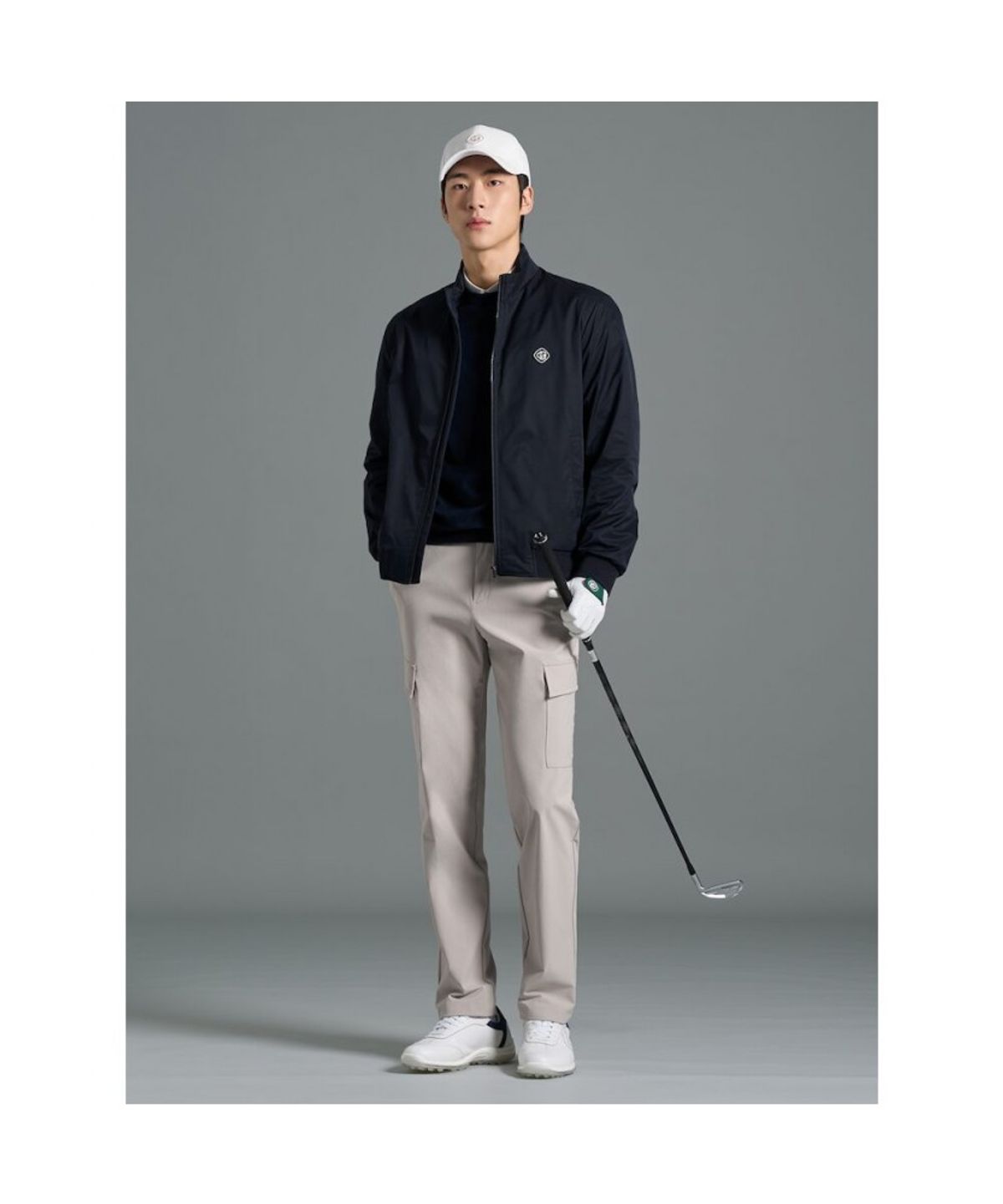 빈폴골프(BEANPOLE GOLF) 남성 봄 블루종 점퍼  네이비