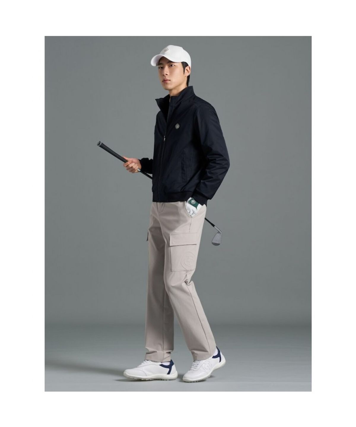빈폴골프(BEANPOLE GOLF) 남성 봄 블루종 점퍼  네이비