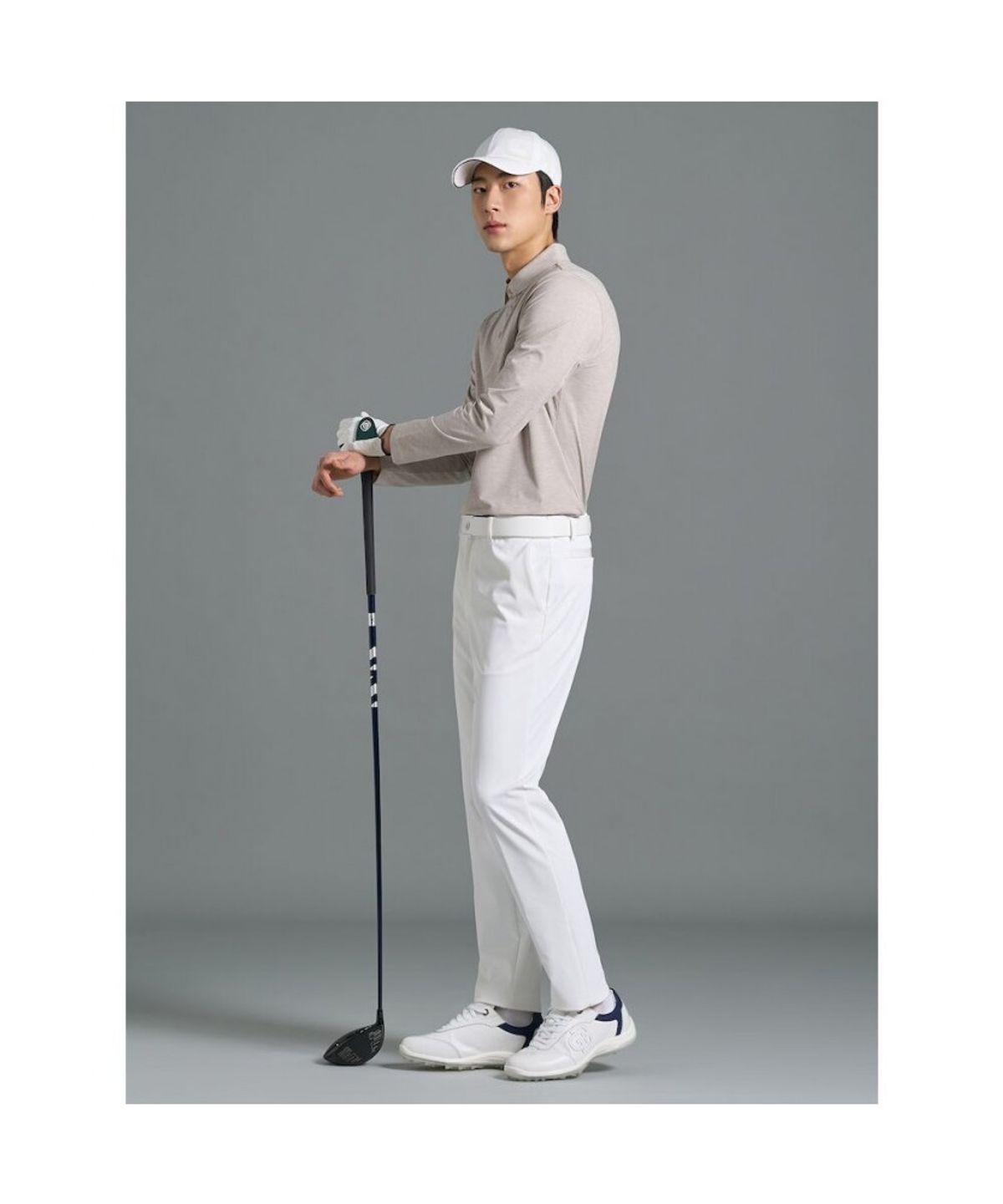 빈폴골프(BEANPOLE GOLF) [B_under] 남성 카르비코 칼라티셔츠  베이지