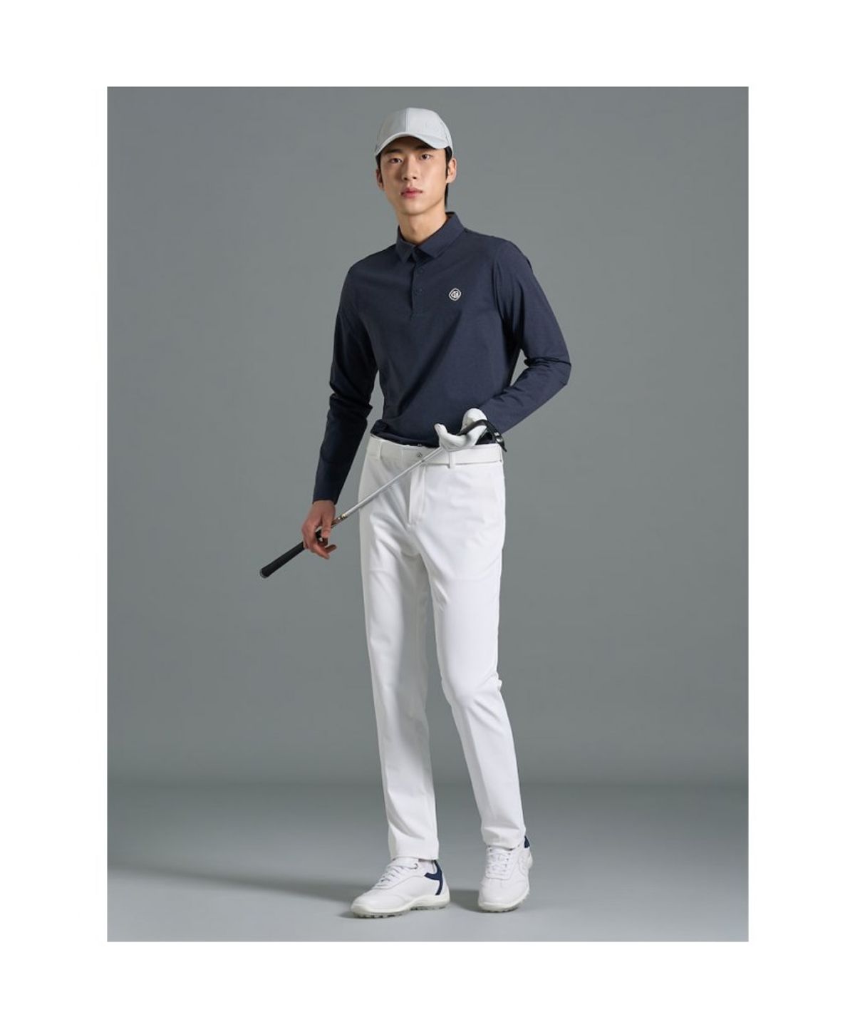 빈폴골프(BEANPOLE GOLF) [B_under] 남성 카르비코 칼라티셔츠  네이비