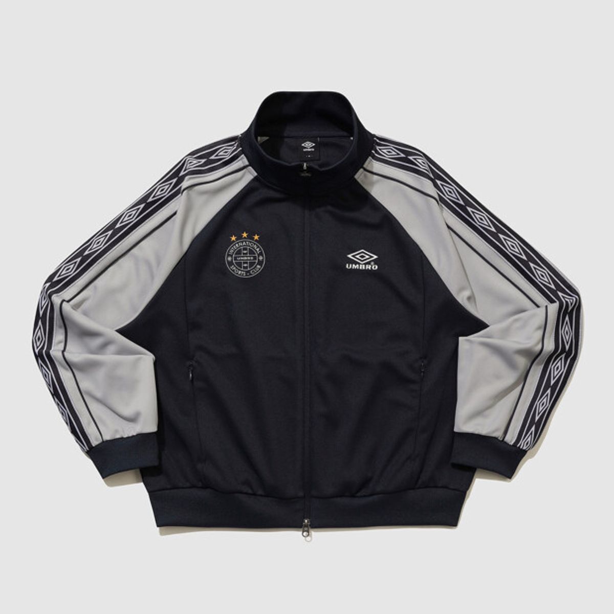 엄브로(UMBRO) 사이드 다이아 트랙 자켓 네이비 UR124CFT14
