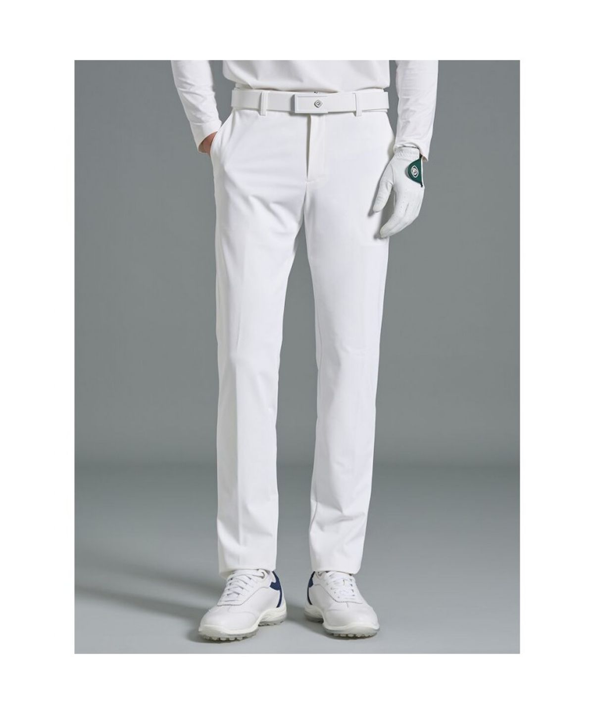 빈폴골프(BEANPOLE GOLF) [B_under] 남성 퍼포먼스 슬림 팬츠  화이트