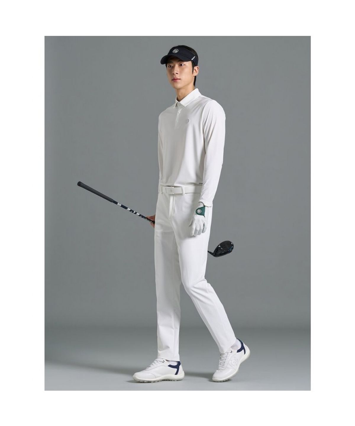 빈폴골프(BEANPOLE GOLF) [B_under] 남성 퍼포먼스 슬림 팬츠  화이트