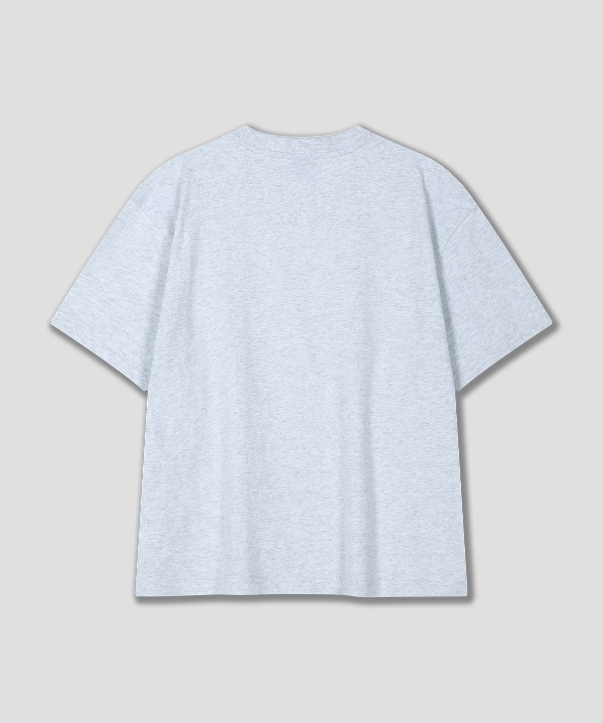 돌핀웨이브어패럴(DOLPHIN WAVE APPAREL) 돌핀 루즈 크롭 반팔 티셔츠 쿨그레이